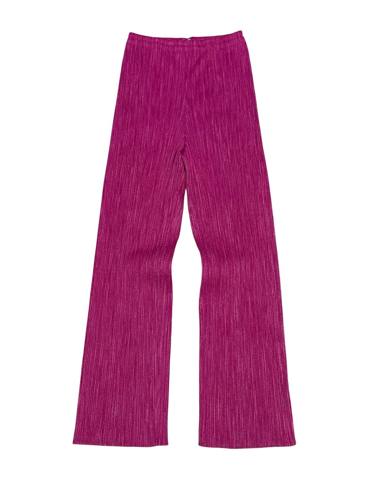 Pleats Please Issey Miyake Pleats Please Pleated Wide Leg Trousers Pants Size 28" / US 6 / IT 42 - 2 Thumbnail