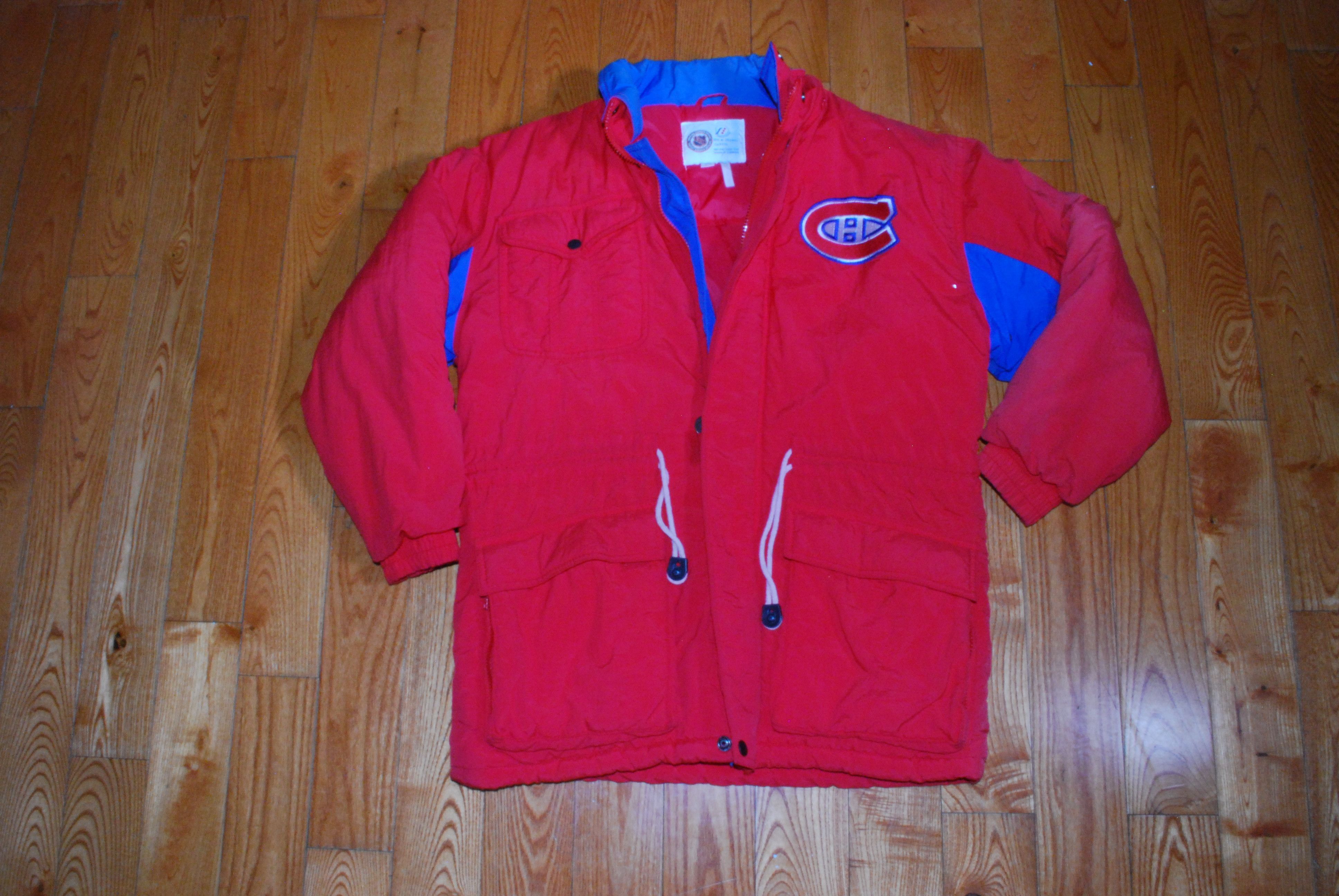 NHL Vintage 1980s NHL Montreal Canadiens Parka Jacket Size US L / EU 52-54 / 3 - 1 Thumbnail