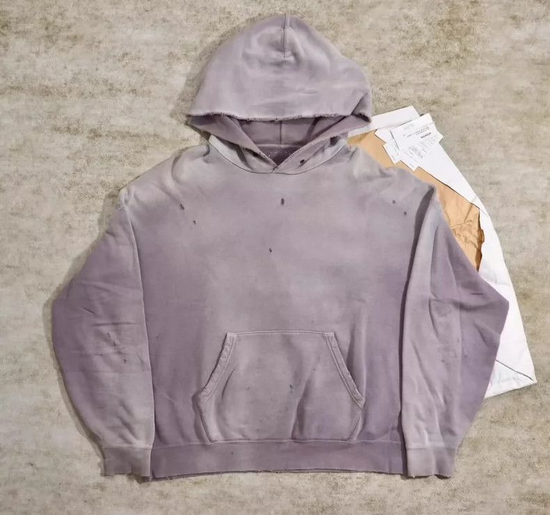 Visvim Visvim Hoodie with Distressed Detail and Dyeing Size US L / EU 52-54 / 3 - 1 Thumbnail