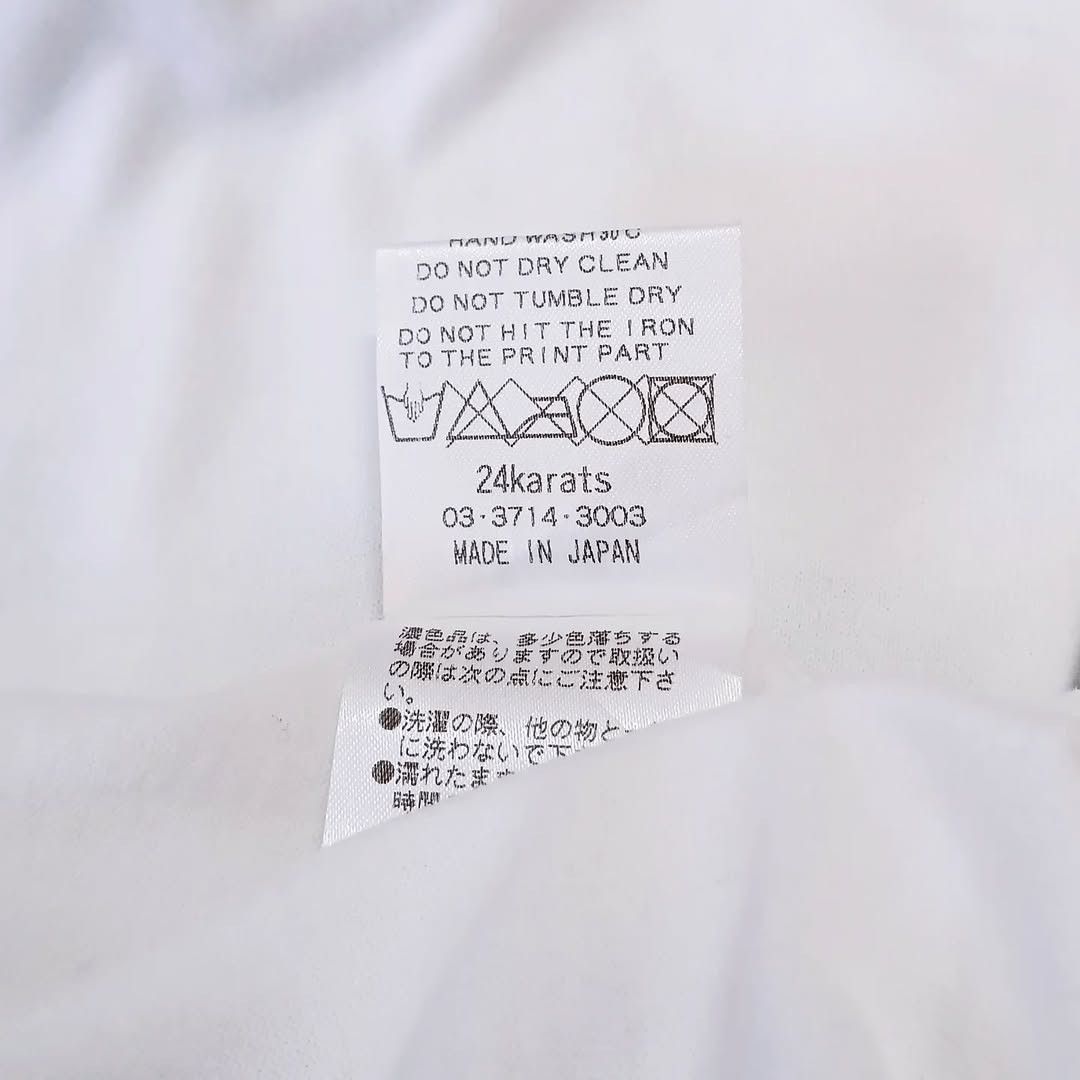 Japanese Brand 24Karats Original Tee Shirt ( L ) Made in Japan Size US L / EU 52-54 / 3 - 5 Thumbnail