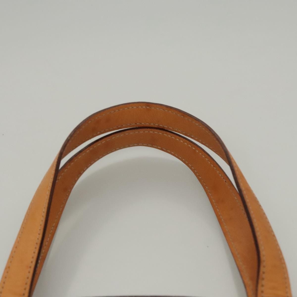 Celine CELINE Macadam Canvas Hand Bag Pvc Leather Brown Gold Size ONE SIZE - 8 Thumbnail