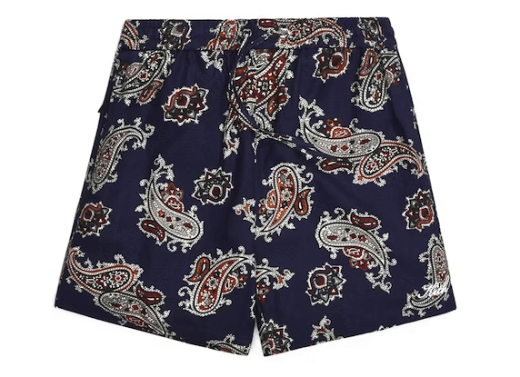 Kith KITH PAISLEY PRINTED ACTIVE SHORT - NOCTURNAL | Grailed