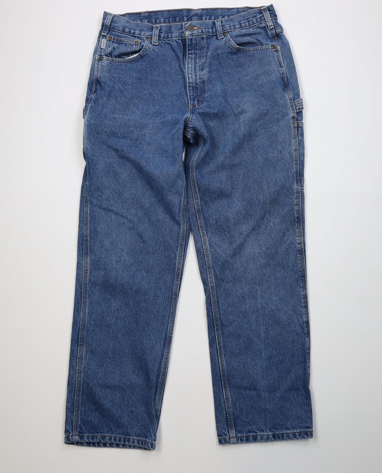 Carhartt Vintage 90s Carhartt Dungaree Denim Jeans Blue Cotton Size US 34 / EU 50 - 1 Thumbnail
