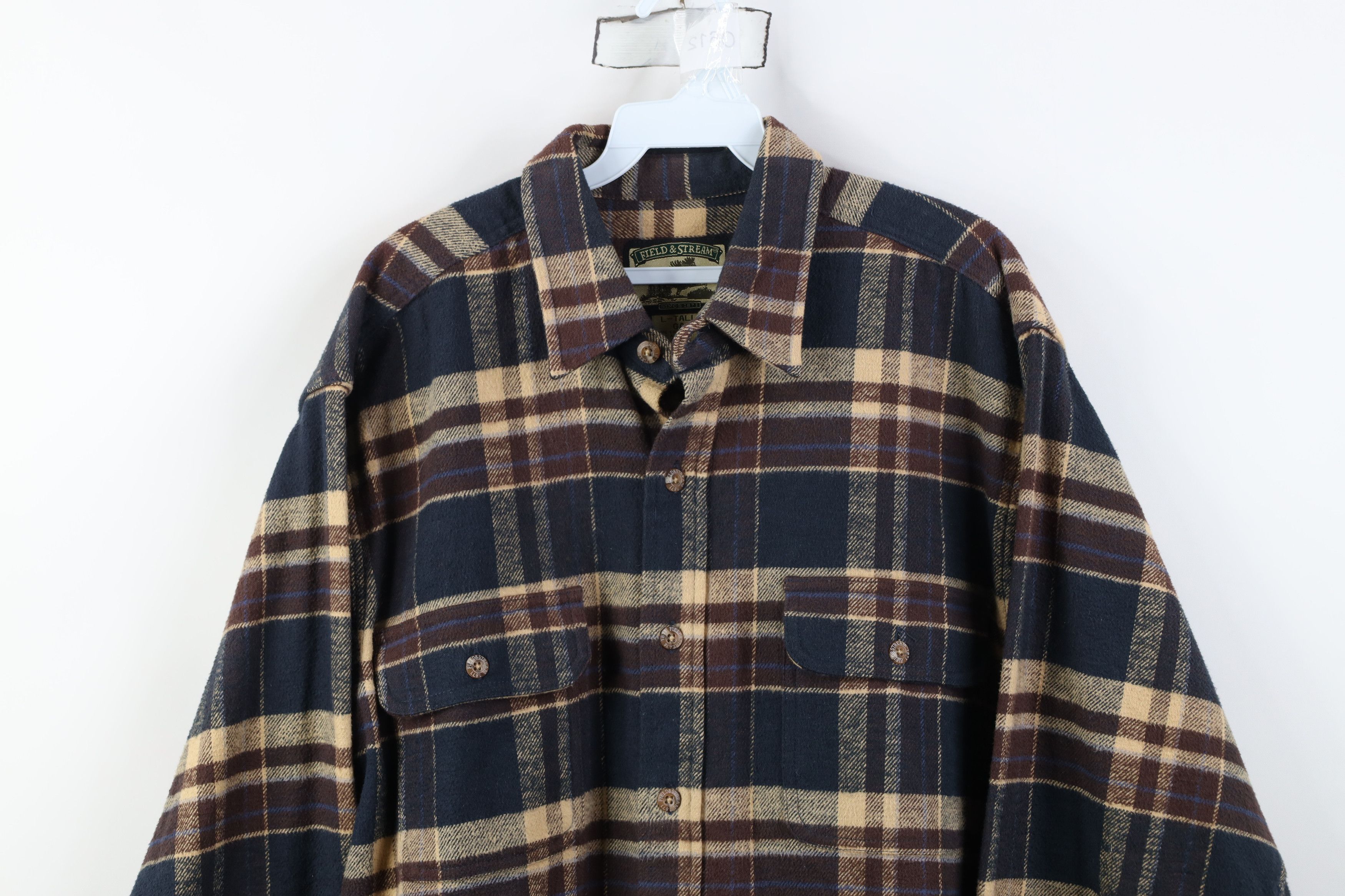 Vintage Vintage 90s Y2K Streetwear Flannel Button Shirt Plaid Size US L / EU 52-54 / 3 - 2 Thumbnail
