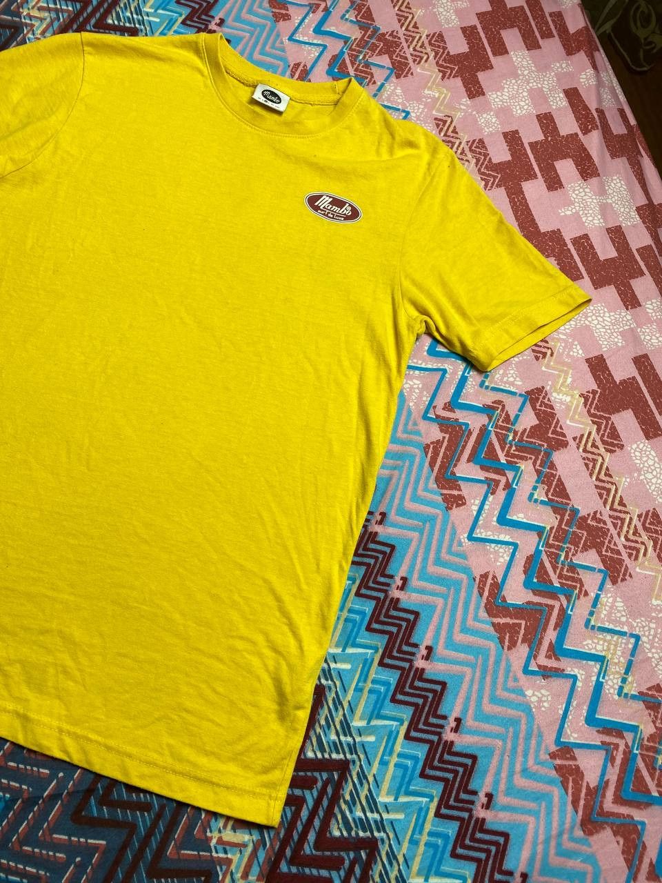 Mambo Streetwear T-Shirt yellow Mambo big logo Y2K Vintage Size US M / EU 48-50 / 2 - 8 Thumbnail