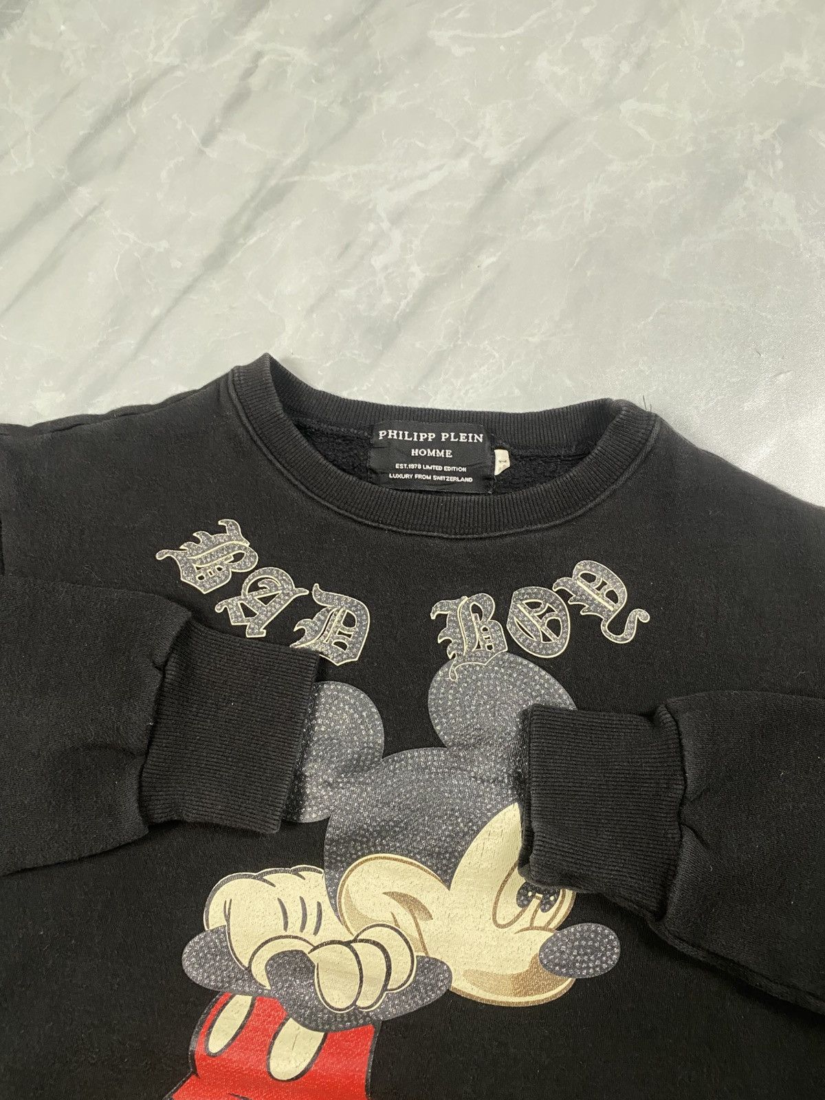 Philipp Plein Philipp Plein Mickey Mouse Bad Boy Crewneck Size S / US 4 / IT 40 - 3 Thumbnail