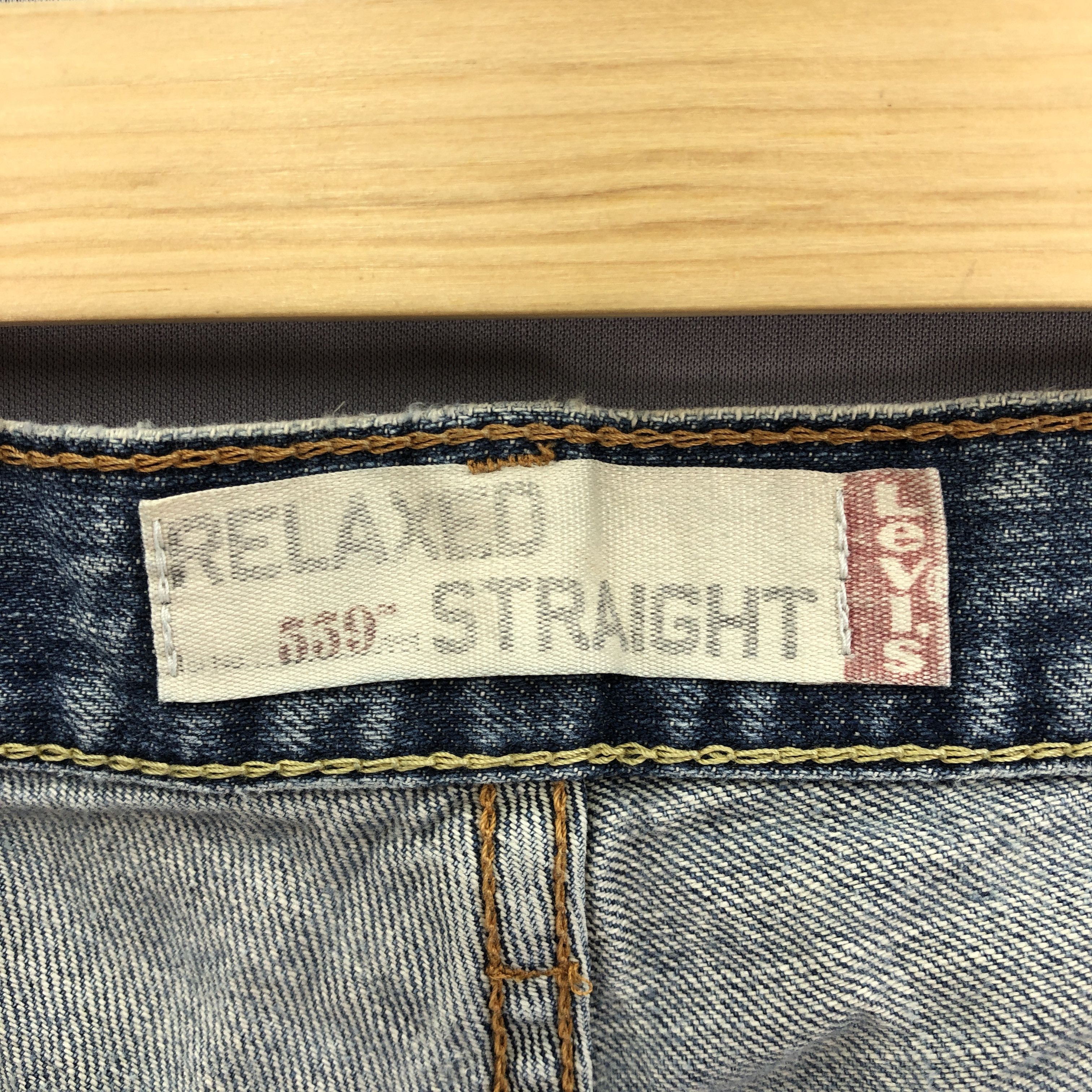 Levi's Vintage 90s Distressed Levis Jeans Levi's 559 Painter Denim Size US 32 / EU 48 - 9 Thumbnail
