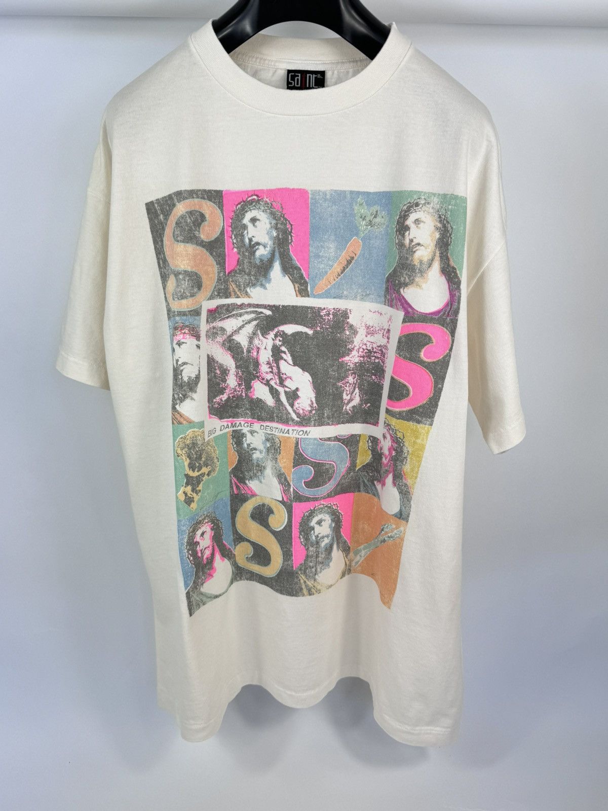Saint Michael GRAPHIC PRINT T-SHIRT Size US XXL / EU 58 / 5 - 1 Thumbnail