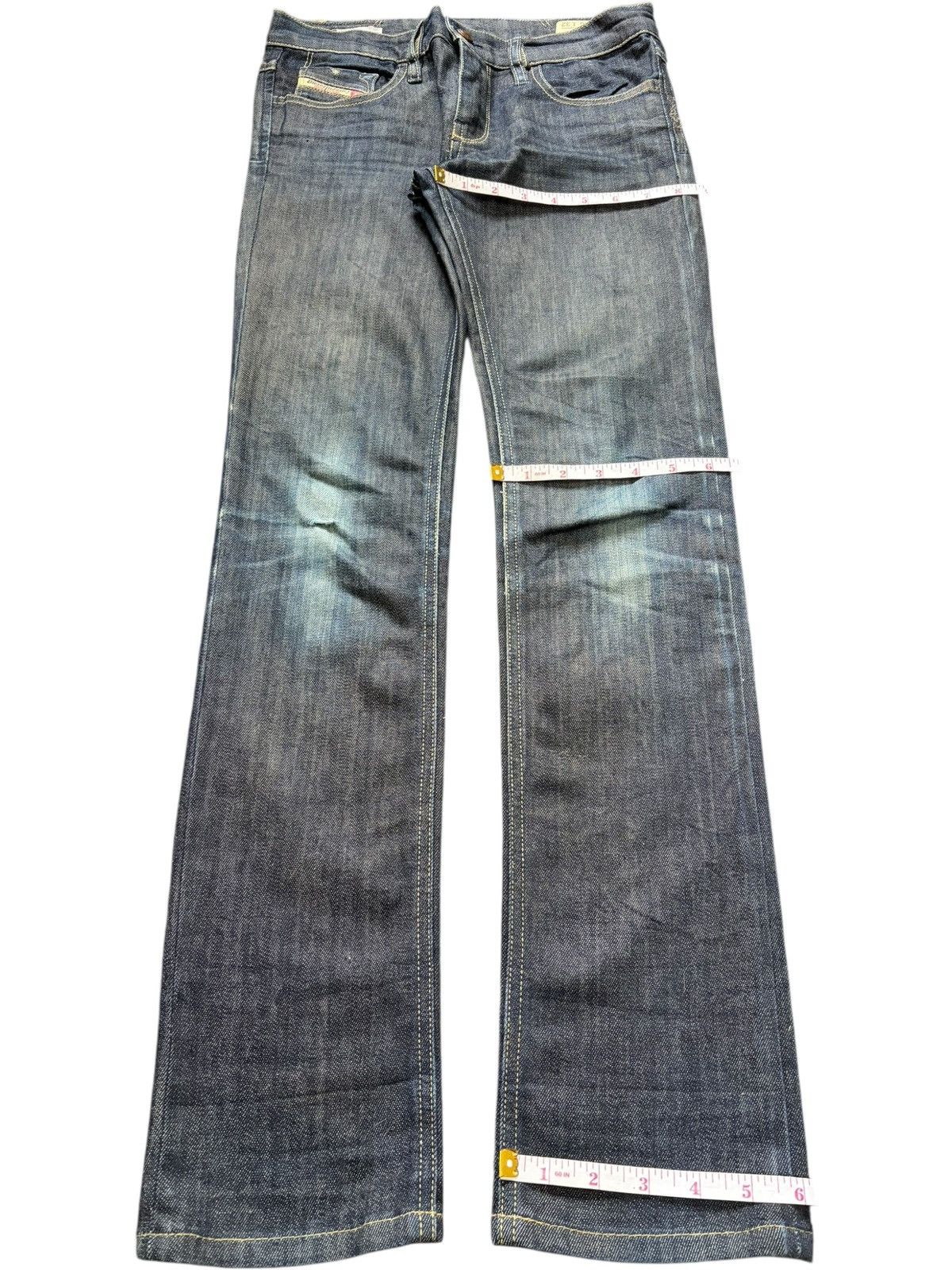 Diesel Vintage Italy Diesel Livy Faded Wash Distressed Jeans Size 27" / US 4 / IT 40 - 8 Thumbnail