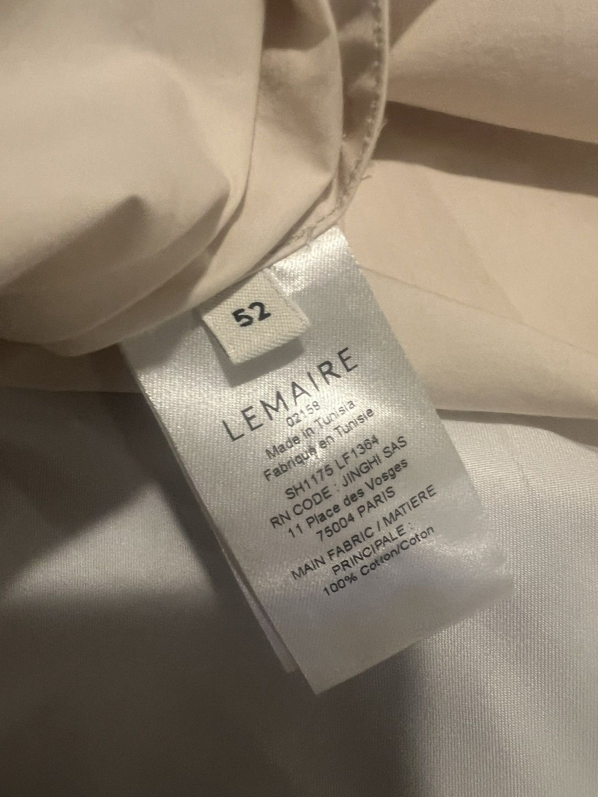 Lemaire Lemaire mens oversized short sleeve shirt. 52/42. $700 Size US L / EU 52-54 / 3 - 6 Thumbnail