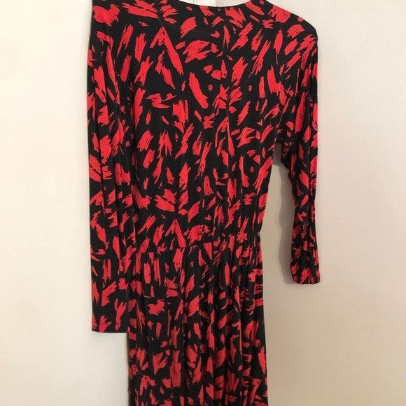 Zara Zara Trafaluc S/S18 Red Black Printed Dress Size L Size L / US 10 / IT 46 - 6 Thumbnail
