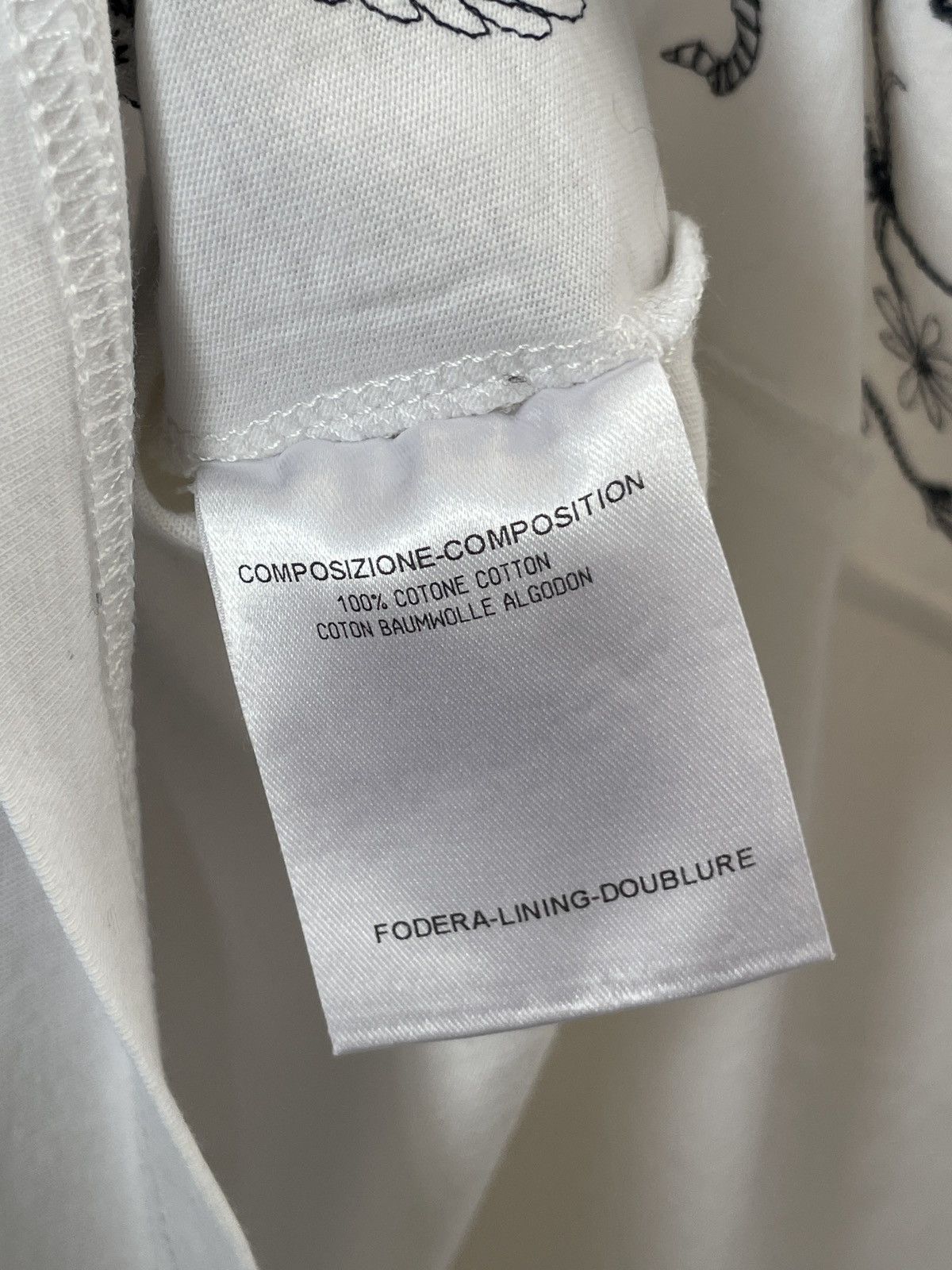 Alexander McQueen Alexander Mcqueen Embroidered Skull white T shirt Size US L / EU 52-54 / 3 - 13 Thumbnail