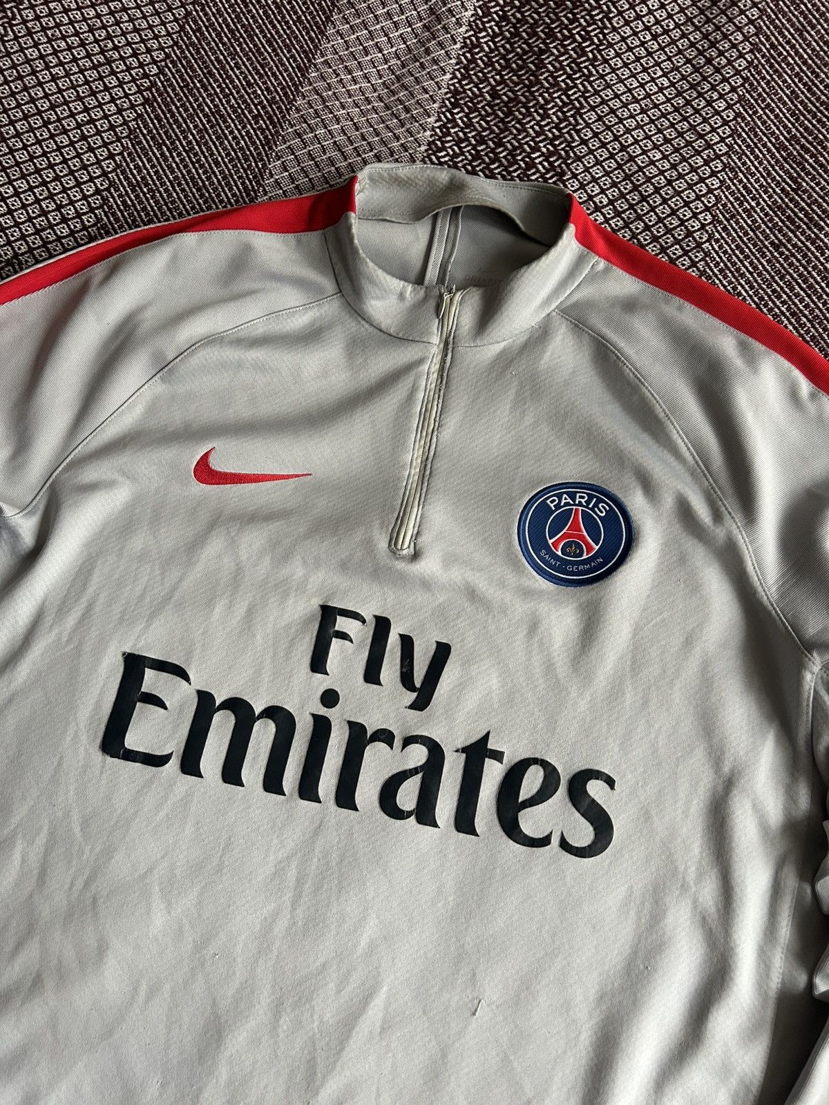 Nike Nike PSG Football Training Jersey Long Sleeve T-shirt Sz XL Size US XL / EU 56 / 4 - 3 Thumbnail