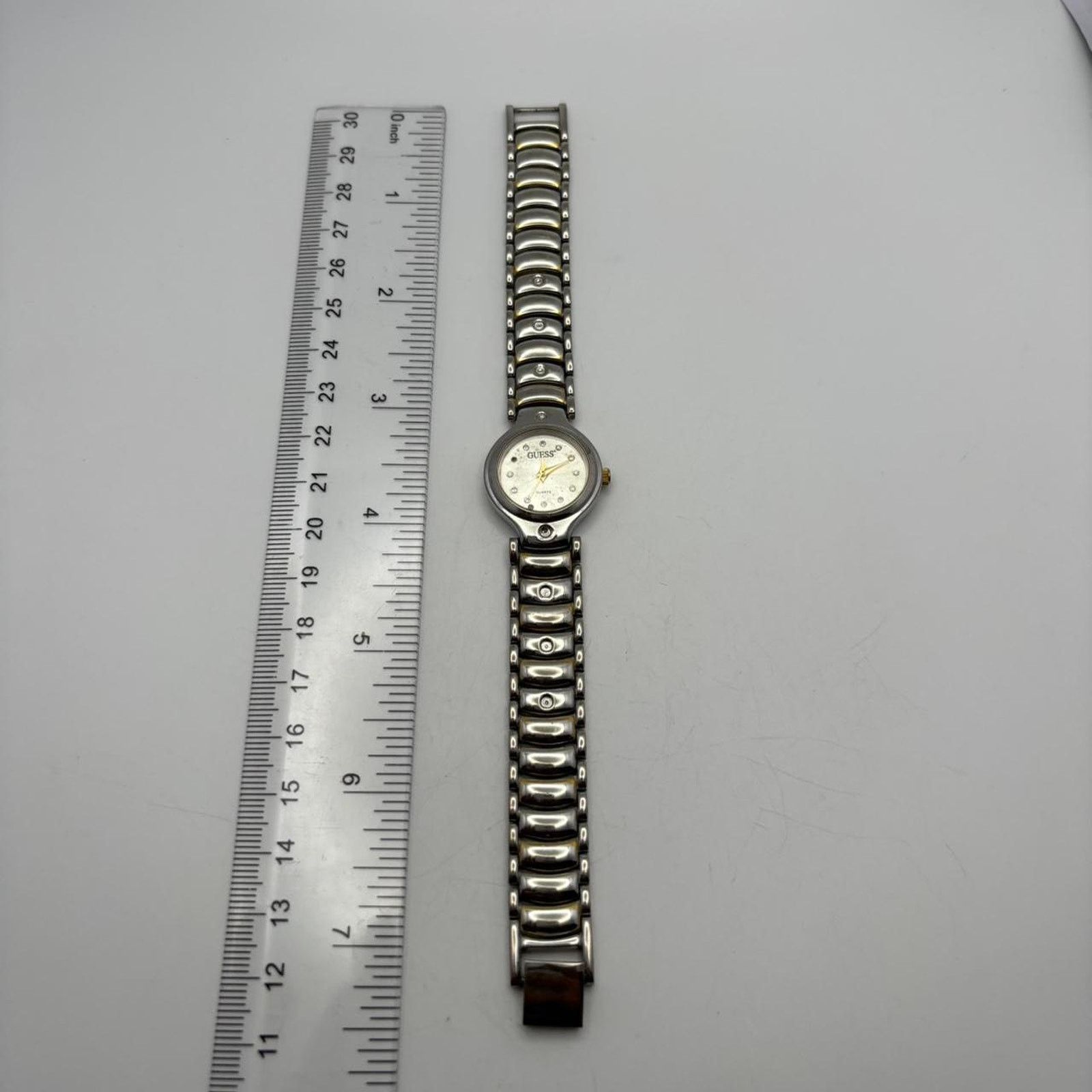Guess Vintage Silver Men's Guess Watch Size ONE SIZE - 4 Thumbnail