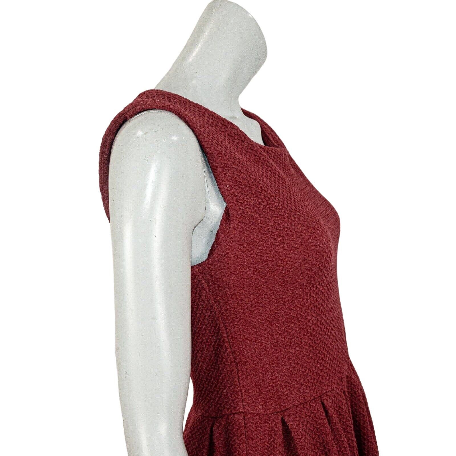 Ganni GANNI Women's Red Textured Dress Sleeveless Size L Size L / US 10 / IT 46 - 9 Thumbnail