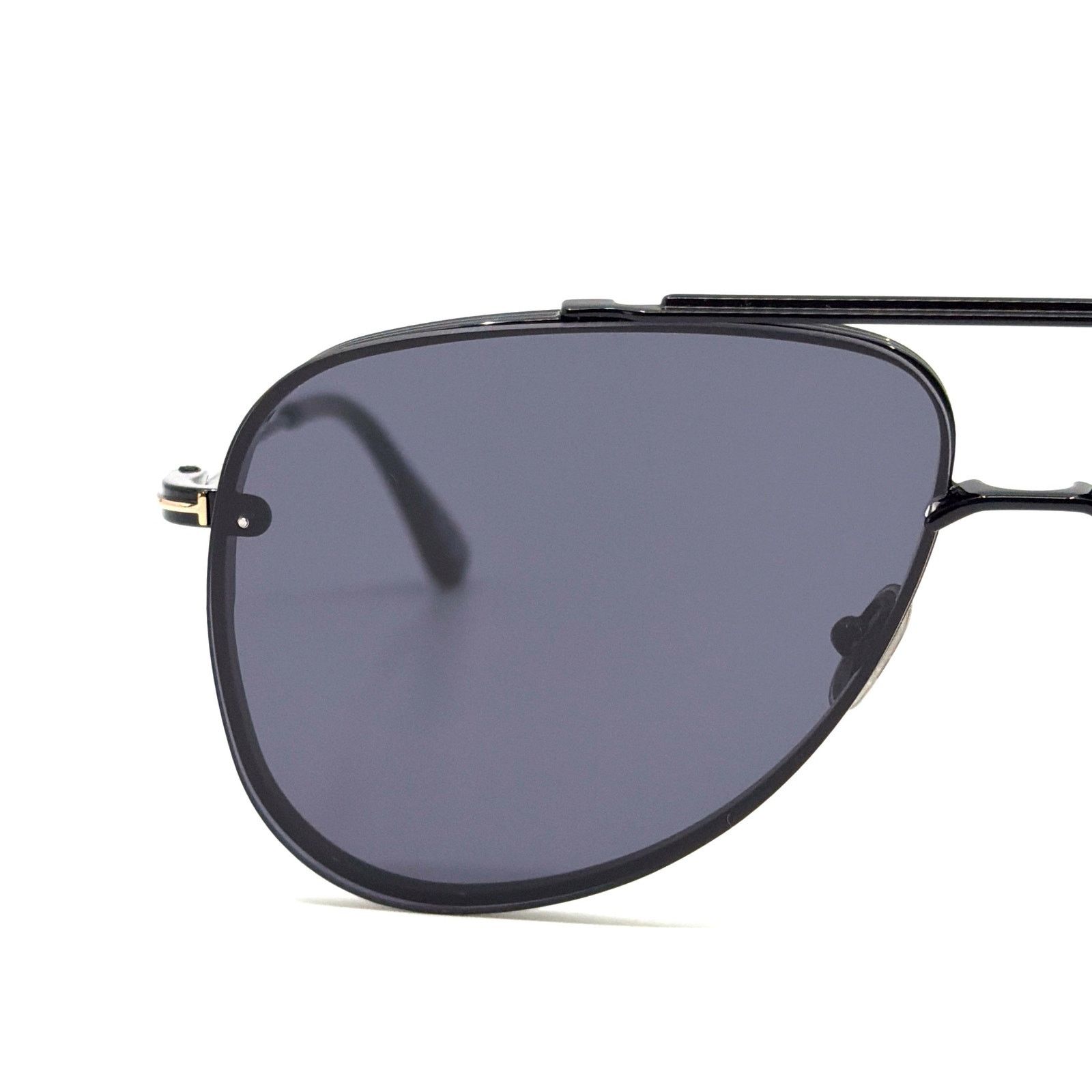 Tom Ford New, TOM FORD Leon Sunglasses TF1071 01A Authentic Size ONE SIZE - 4 Thumbnail