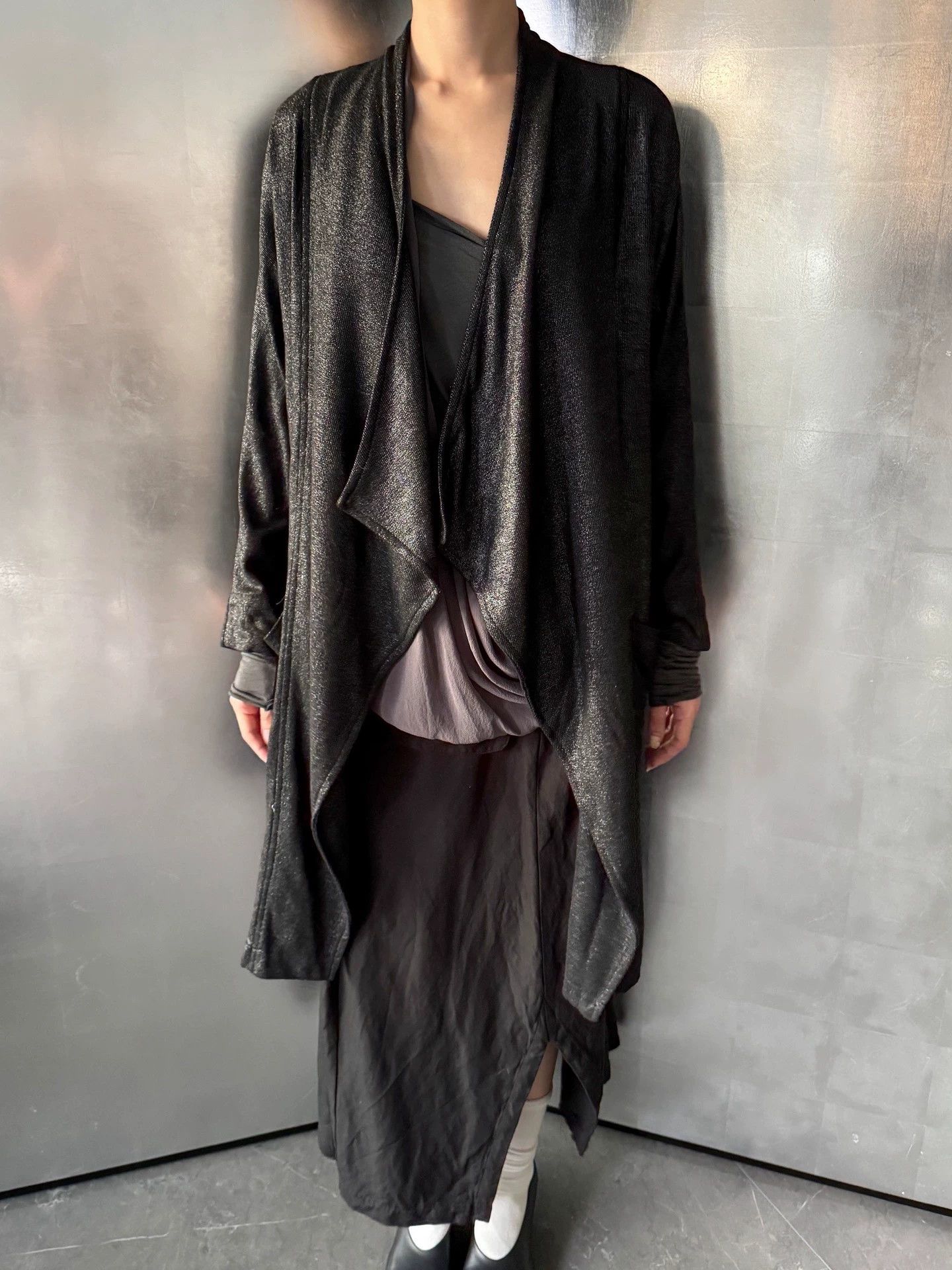 Vintage Vintage UK Brand Fine Glitter Long Cardigan S Size S / US 4 / IT 40 - 3 Thumbnail