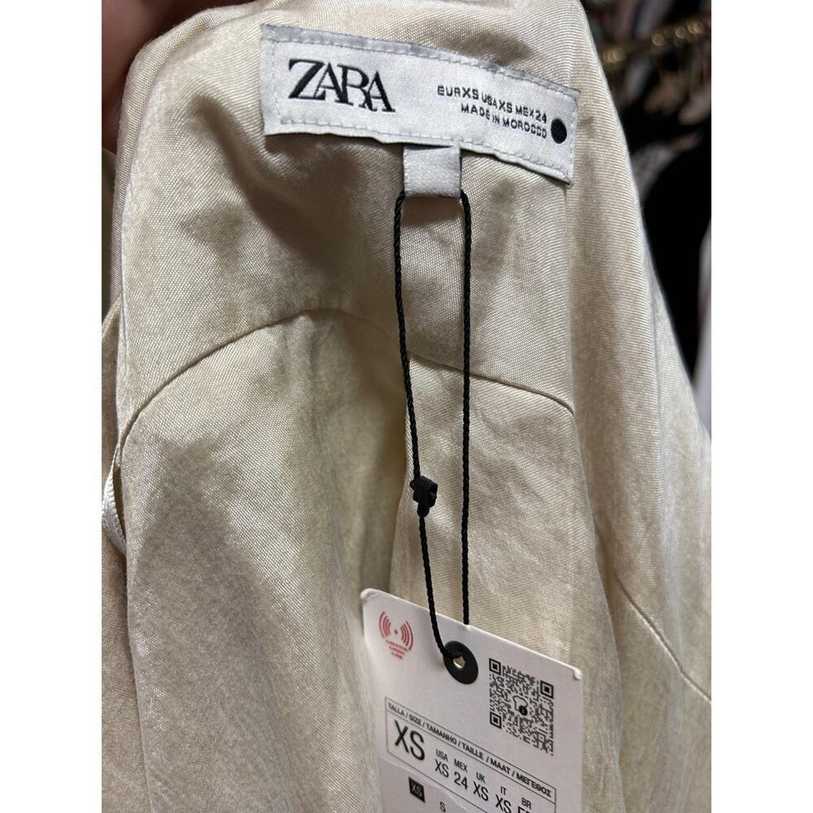 Zara Nwt- Zara DRESS WITH PLEATED BACK ZW COLLECTION-XS Size XS / US 0-2 / IT 36-38 - 7 Thumbnail