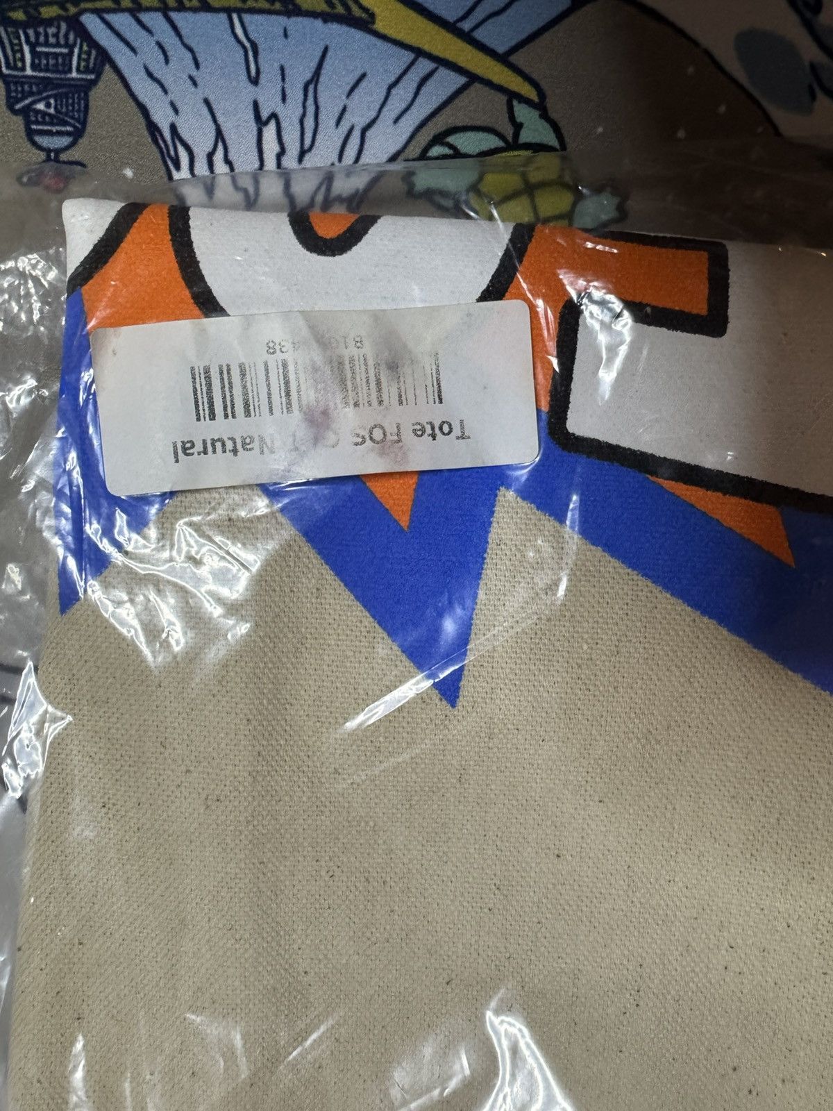 Virgil Abloh Virgil Figures of Speech FOS Tote Bag Torch Tan New Sealed Size ONE SIZE - 3 Thumbnail