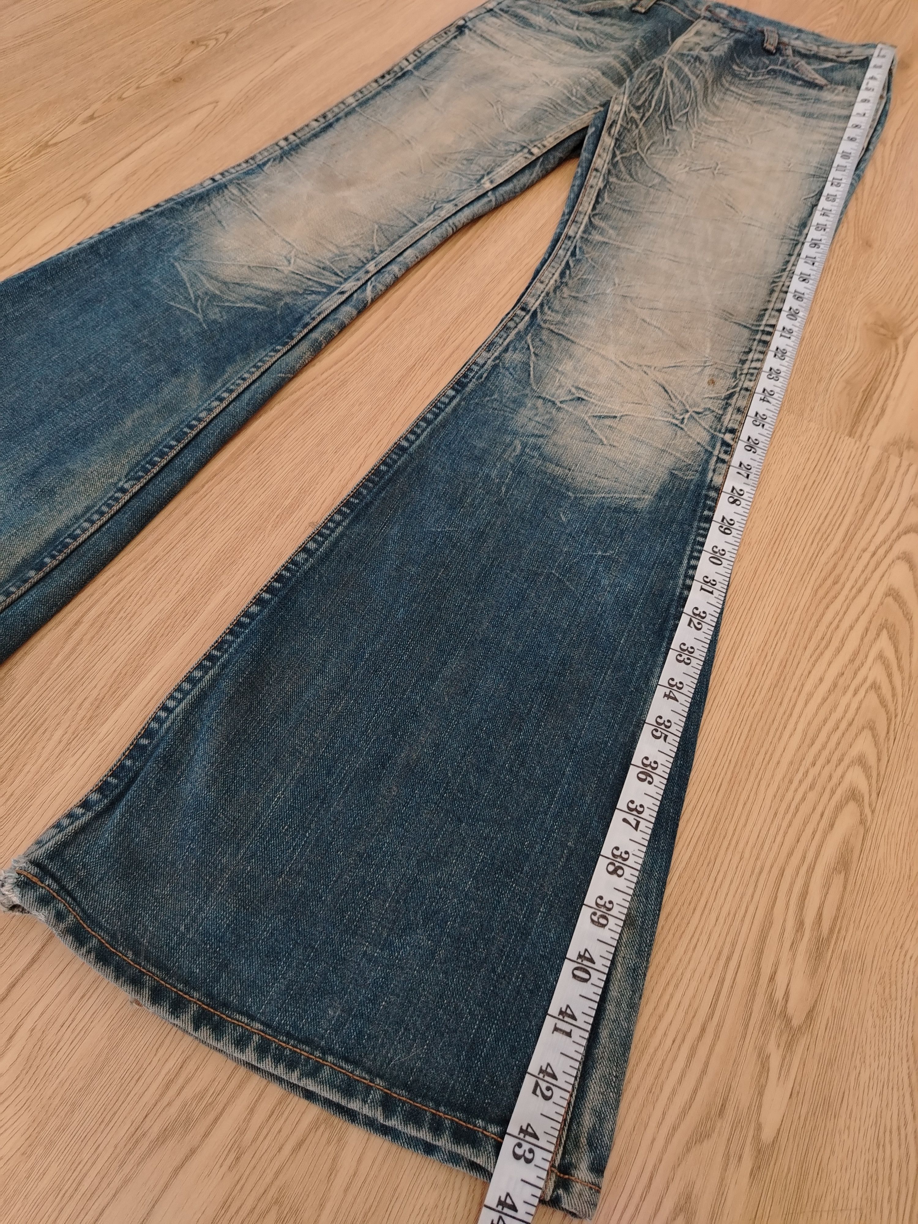 Japanese Brand Bootcut Flare Jeans Wrangler Vintage Size US 30 / EU 46 - 15 Thumbnail