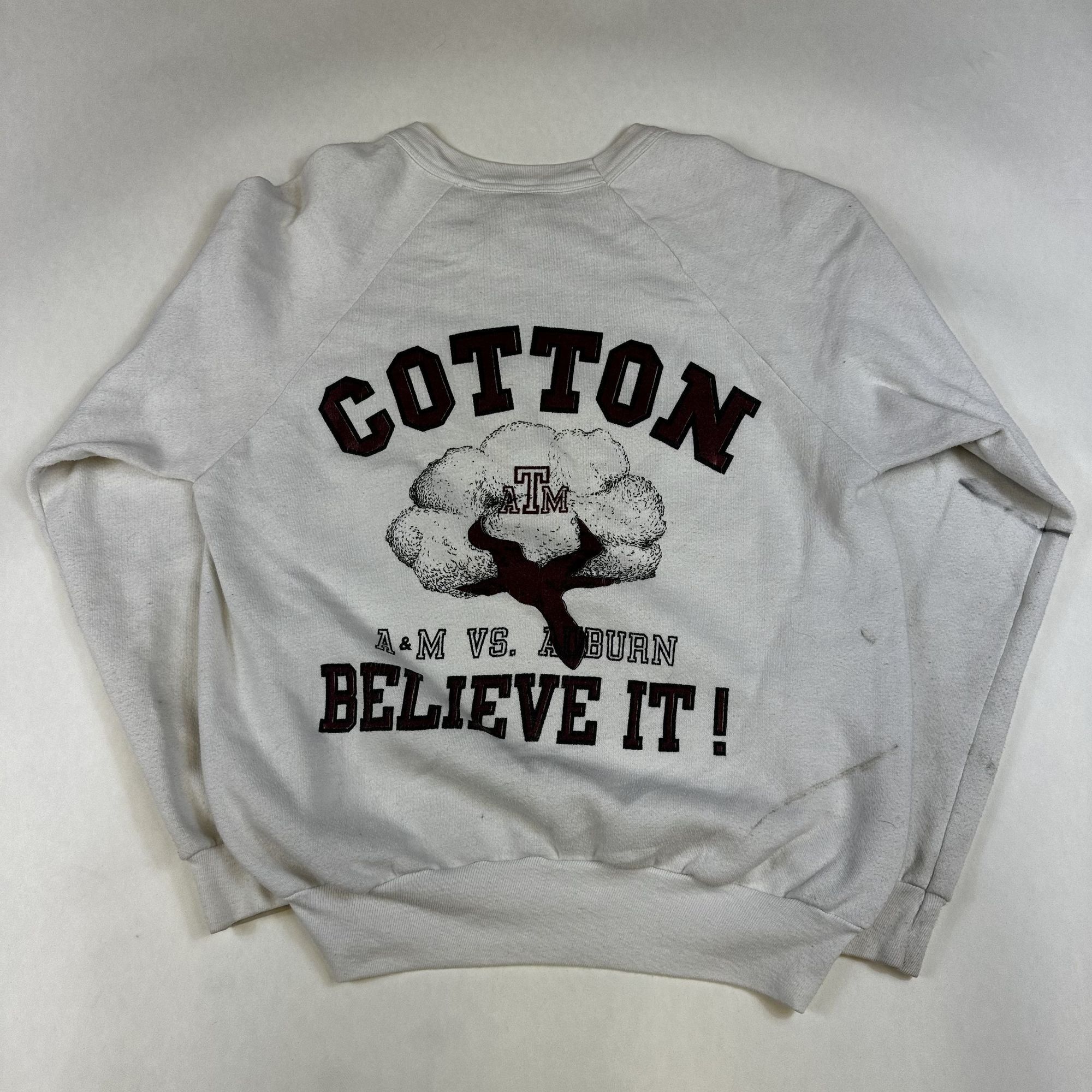 Vintage Vintage 1985 Texas A&M Horn Busters Sweatshirt Cotton Crewne Size US M / EU 48-50 / 2 - 2 Thumbnail