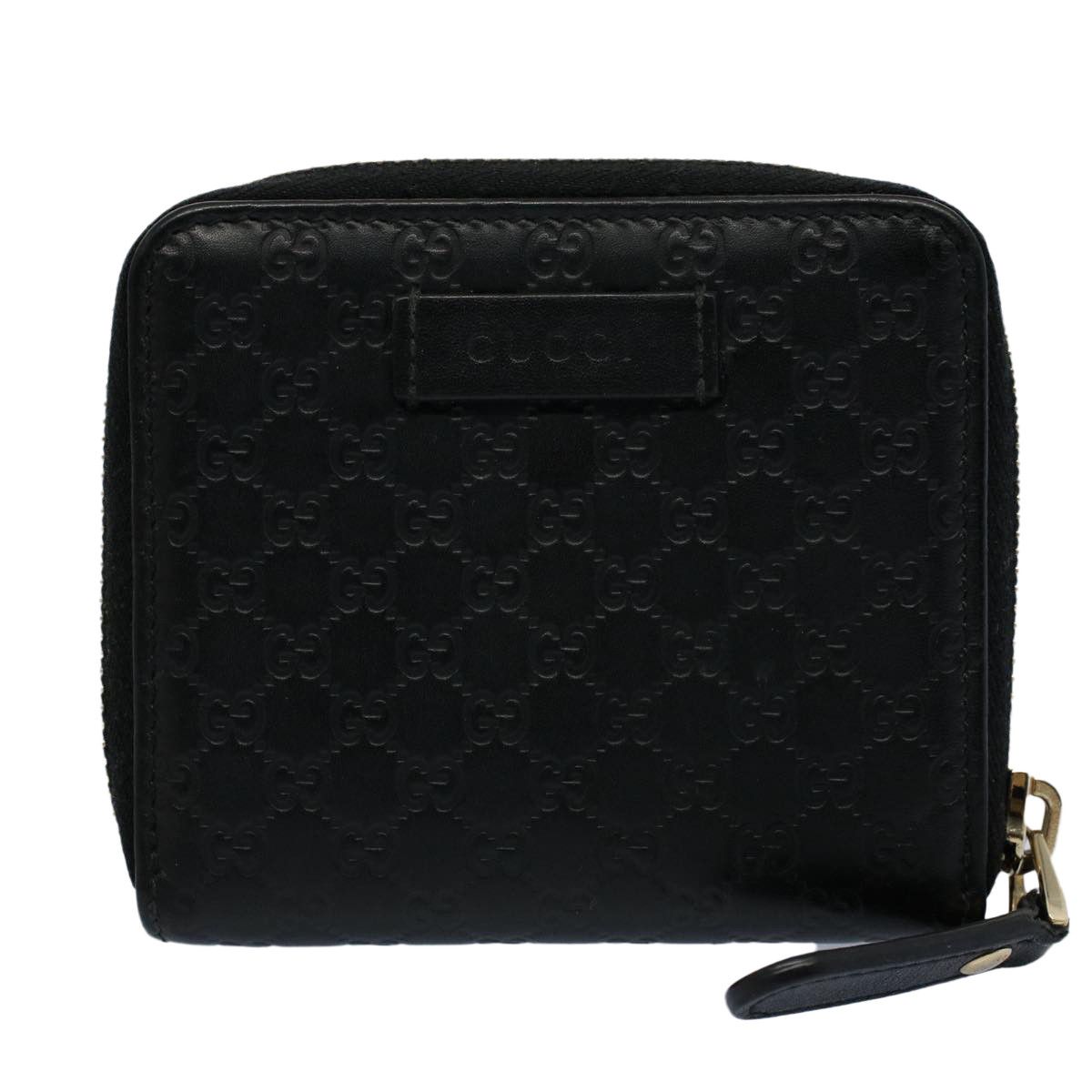 image of Gucci Micro Guccissima Wallet in Black, Women's