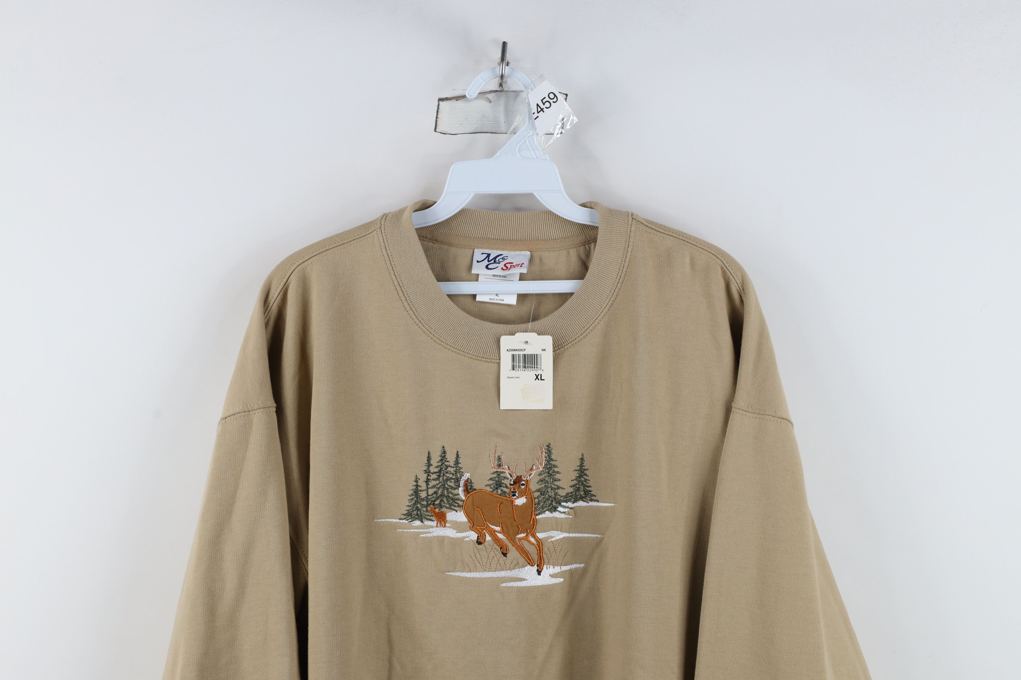 Vintage Deadstock Vintage 90s Streetwear Buck Crewneck Sweatshirt Size US XL / EU 56 / 4 - 2 Thumbnail