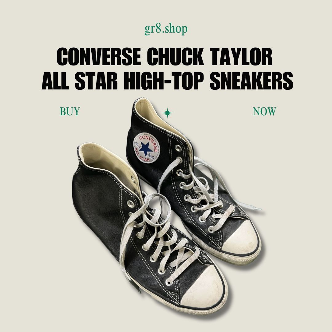 Converse Converse Chuck Taylor All Star High-Top Sneakers Black Size Size US 9.5 / IT 39.5 - 1 Thumbnail