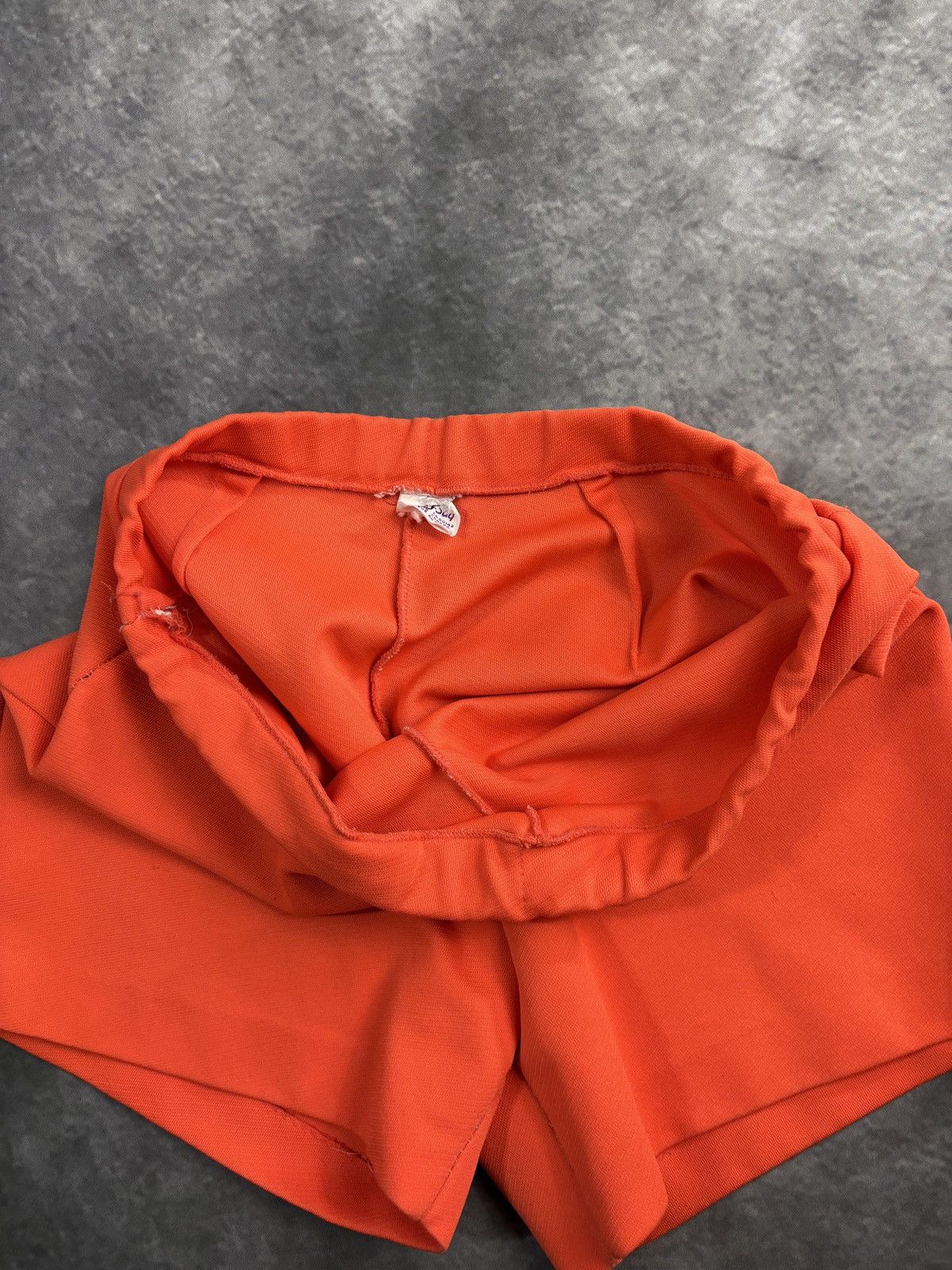 Vintage 1970s Polyester Shorts Vintage TanJay Canada Booty Shorts Size 34" / US 12 / IT 48 - 3 Thumbnail