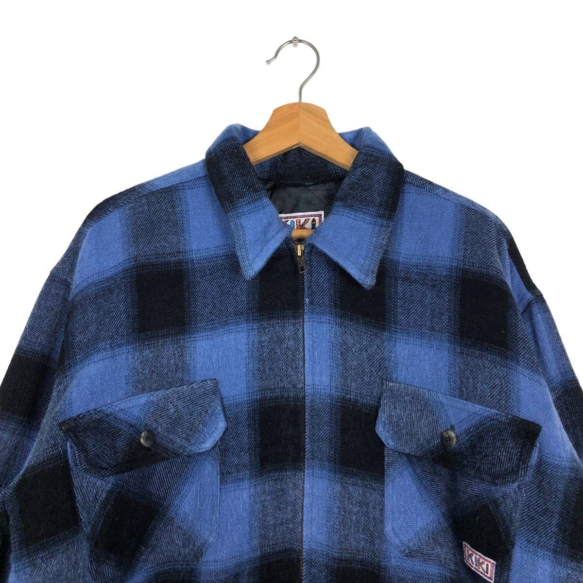 Japanese Brand 🔥90’s Vintage Chore Jacket Kiki Snow Paradise Tartan Design Size US L / EU 52-54 / 3 - 3 Thumbnail