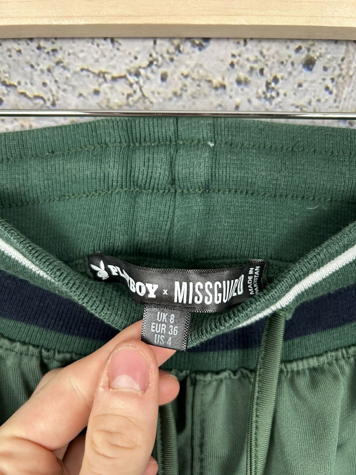 Playboy Vintage Playboy x Missguided Sweatpants Logo Streetwear Hype Size US 32 / EU 48 - 5 Thumbnail