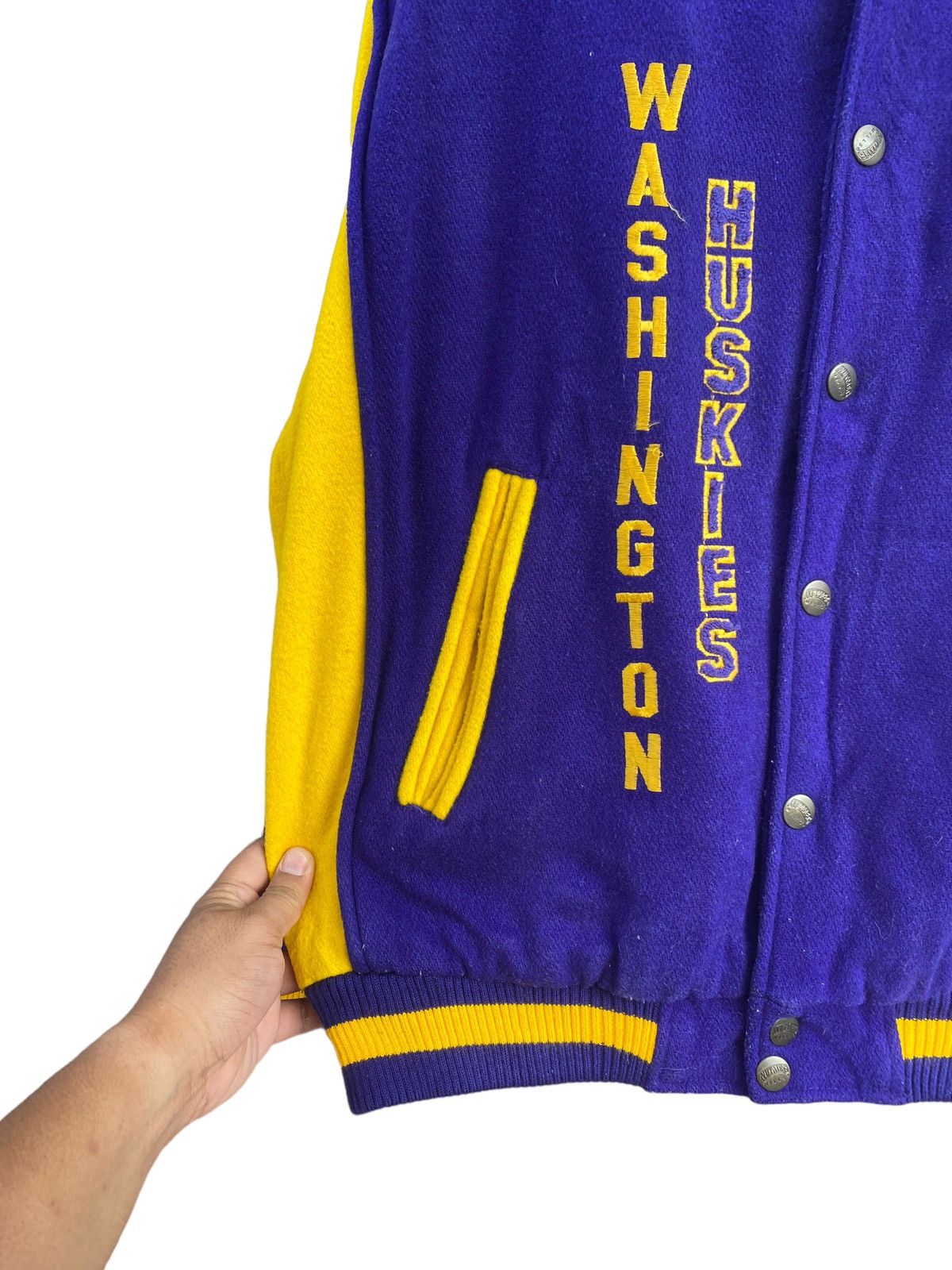 Nutmeg Vintage Nutmeg Washington Huskies Campri Jacket Size US XL / EU 56 / 4 - 5 Thumbnail