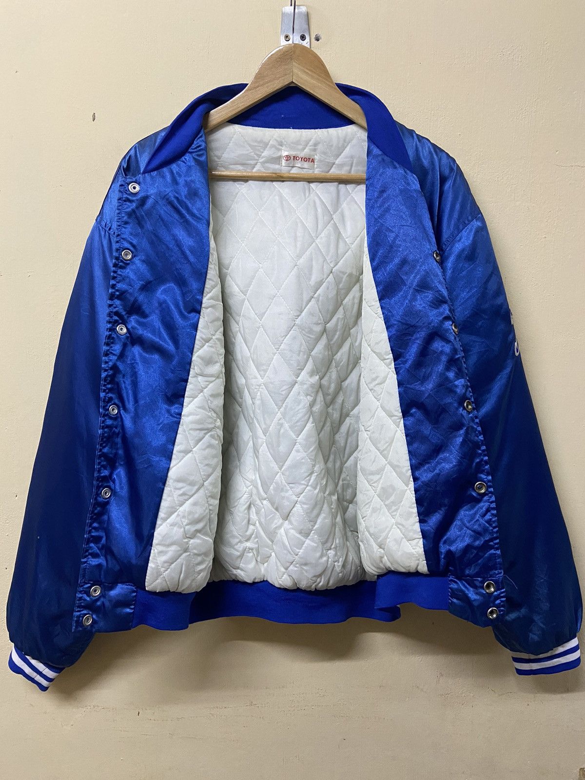 Vintage Toyota Hideo Nomo L.A Dodgers Varsity Jacket Size US L / EU 52-54 / 3 - 12 Thumbnail