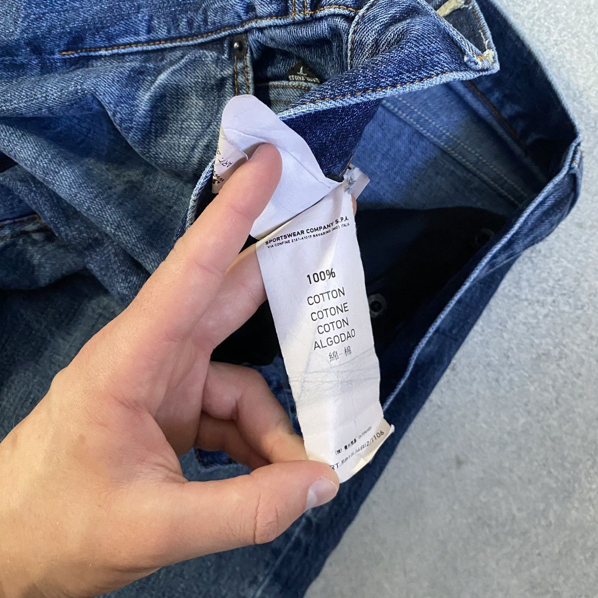 Stone Island STONE ISLAND Jeans Wash Blue Denim Vintage Y2k Size US 32 / EU 48 - 14 Thumbnail