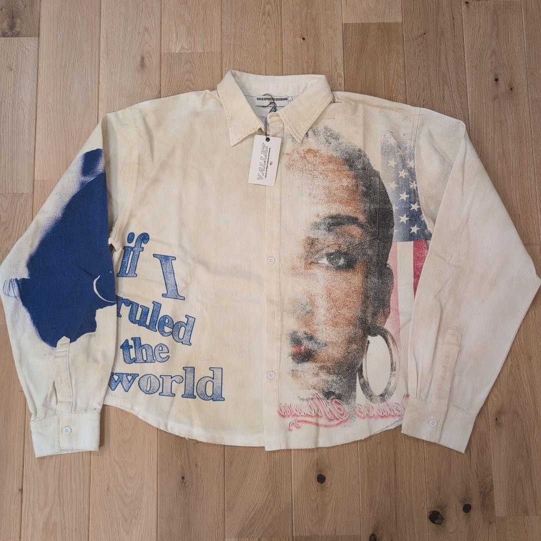 Vale VALE FOREVER Freedom Button-Up Shirt Sade × Selena Cream, L Size US L / EU 52-54 / 3 - 11 Thumbnail
