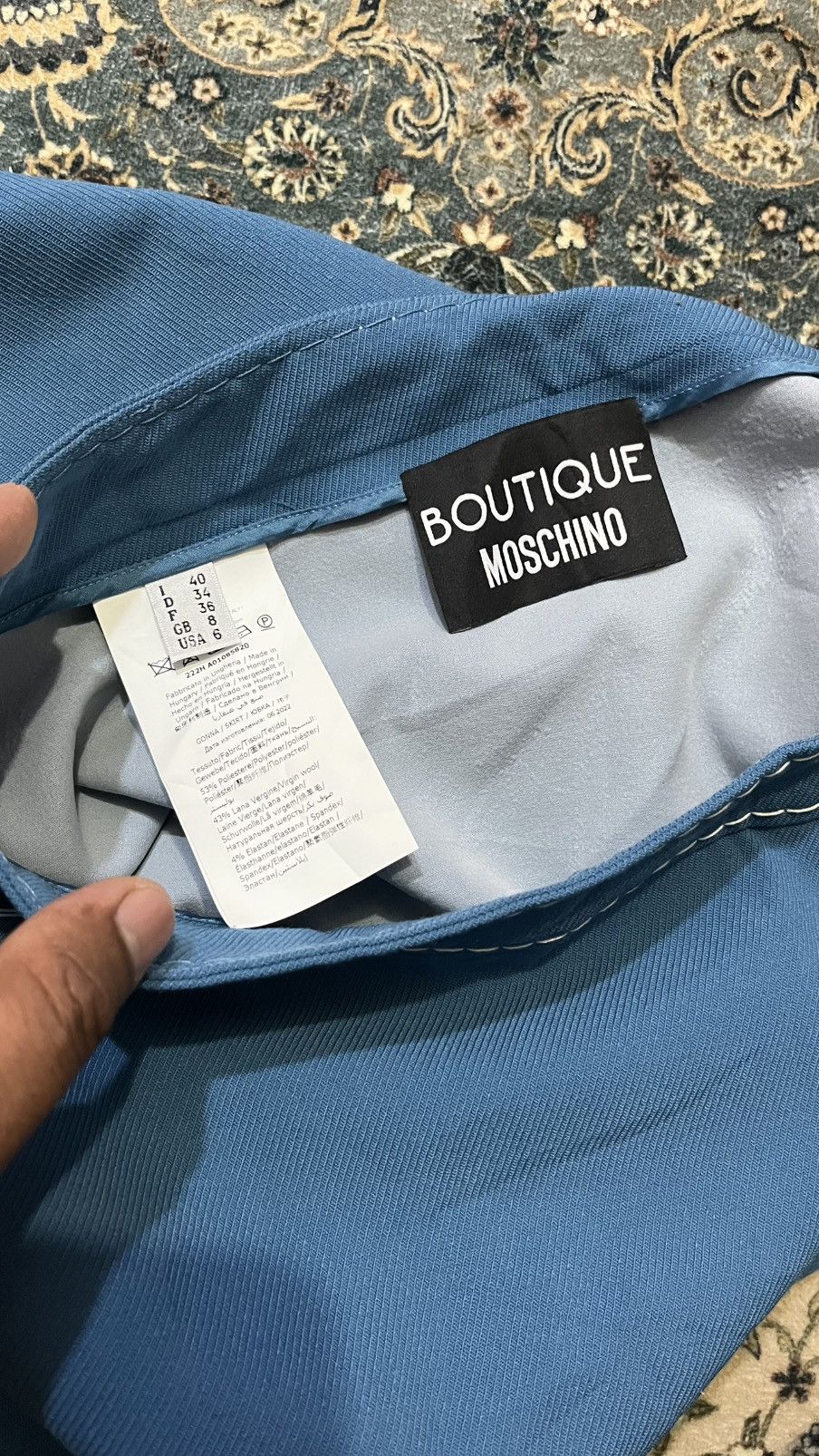 Moschino Skirt MOSCHINO BOUTIQUE Size 27" / US 4 / IT 40 - 7 Thumbnail