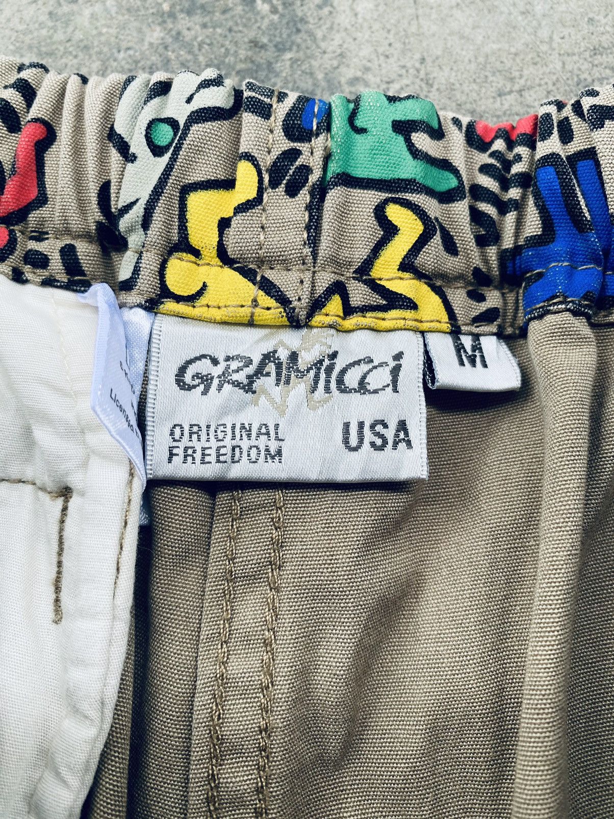 Keith Haring Vintage Y2k Gramicci Keith Haring Pop Art Jorts Pants Size US 30 / EU 46 - 4 Thumbnail