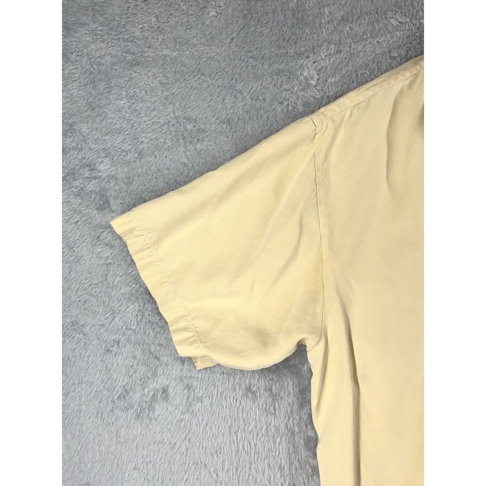 Tommy Bahama VINTAGE Tommy Bahama Shirt Men Extra Large Yellow Embroidered Aloha Beach Resort 2005 Music Size US XL / EU 56 / 4 - 3 Thumbnail