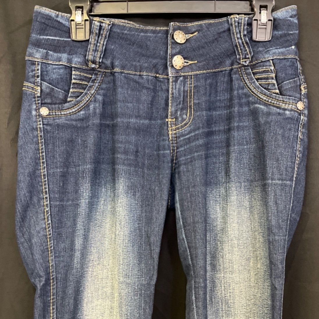 Other Silver Diva Women's Blue Pants/Skinny Jeans Size 7 SKU 5128 Size 28" / US 6 / IT 42 - 2 Thumbnail