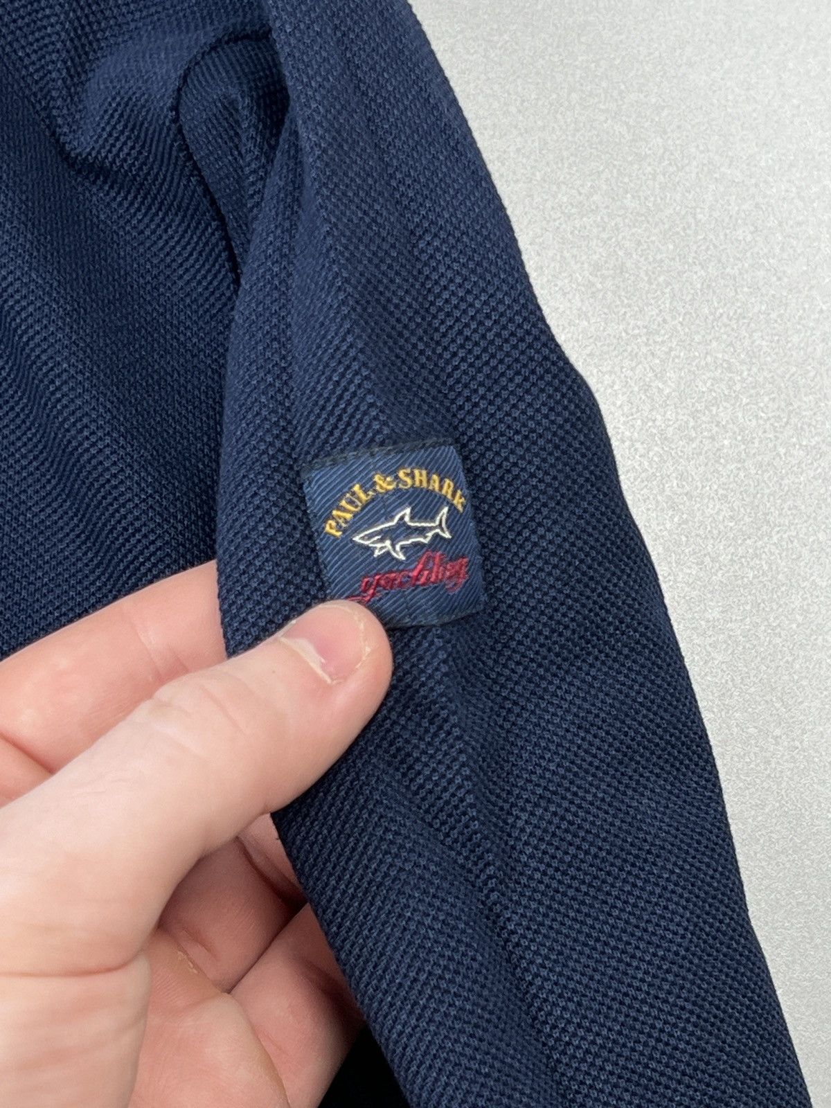 Paul & Shark Paul Shark Blue Cotton Full Zip Bomber Jacket (Y0464) Size US M / EU 48-50 / 2 - 4 Thumbnail