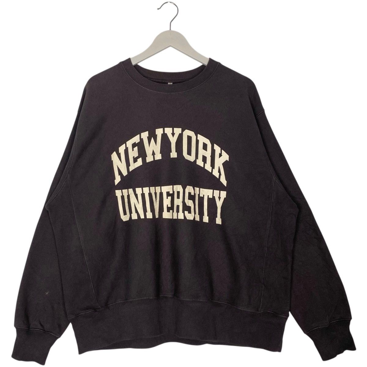 Vintage Vintage New York University Big Printed Crewnec Black Size US M / EU 48-50 / 2 - 1 Thumbnail