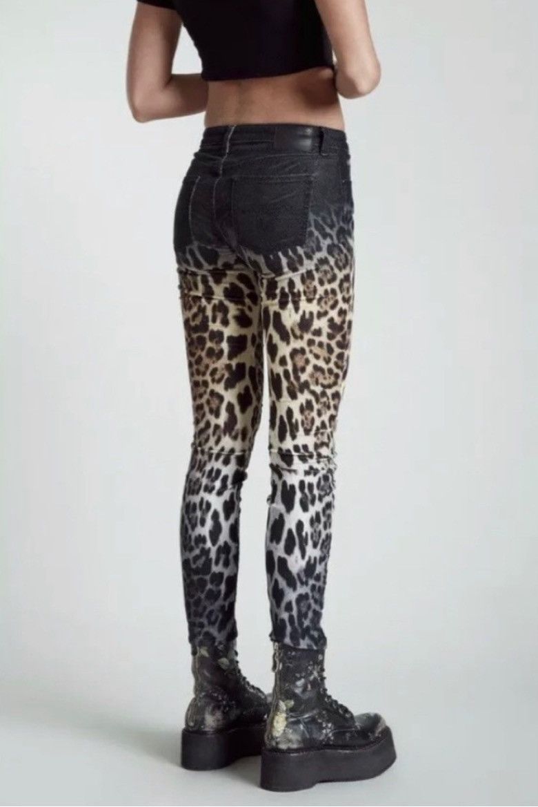 R13 Skinny Leopard Jeans. Size 29 Size 29" - 4 Thumbnail