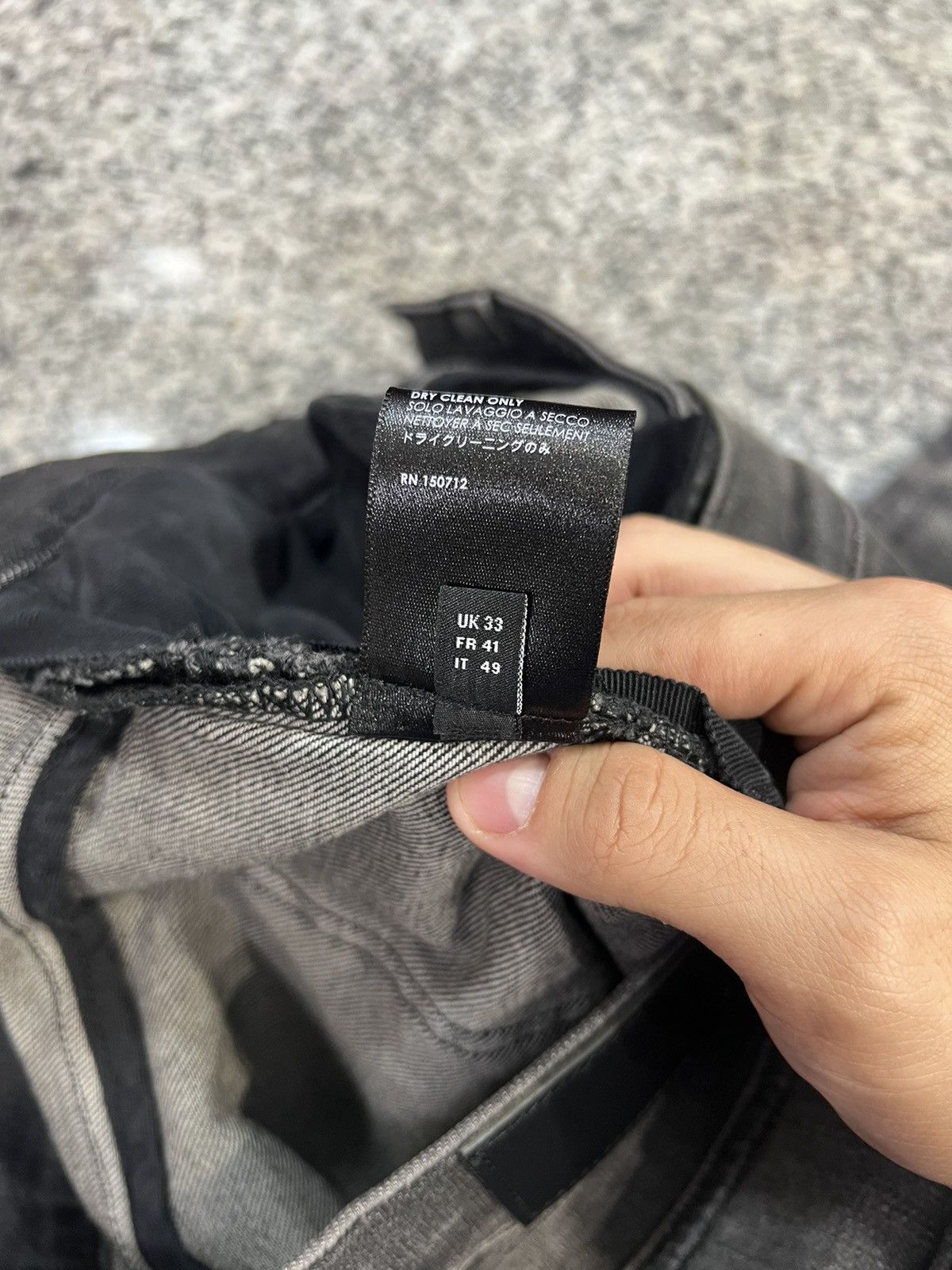 Amiri Amiri Jean Black Size US 33 - 7 Thumbnail