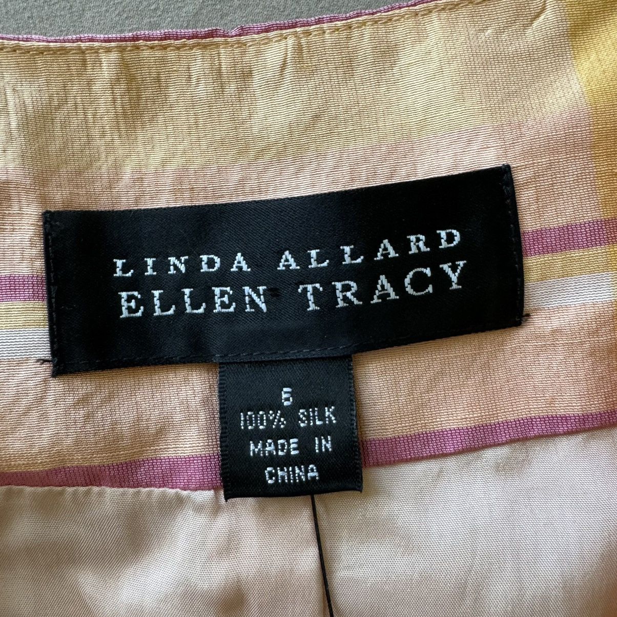Ellen Tracy Retro Vintage LINDA ALLARD ELLEN TRACY Silk Plaid Vest Size XL / US 12-14 / IT 48-50 - 5 Thumbnail
