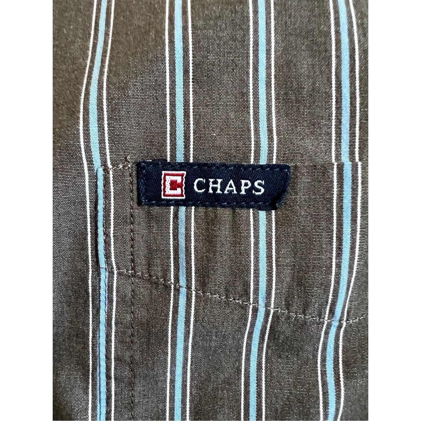 Chaps CHAPS Easy Care Button Front Shirt size XL Size US XL / EU 56 / 4 - 4 Thumbnail