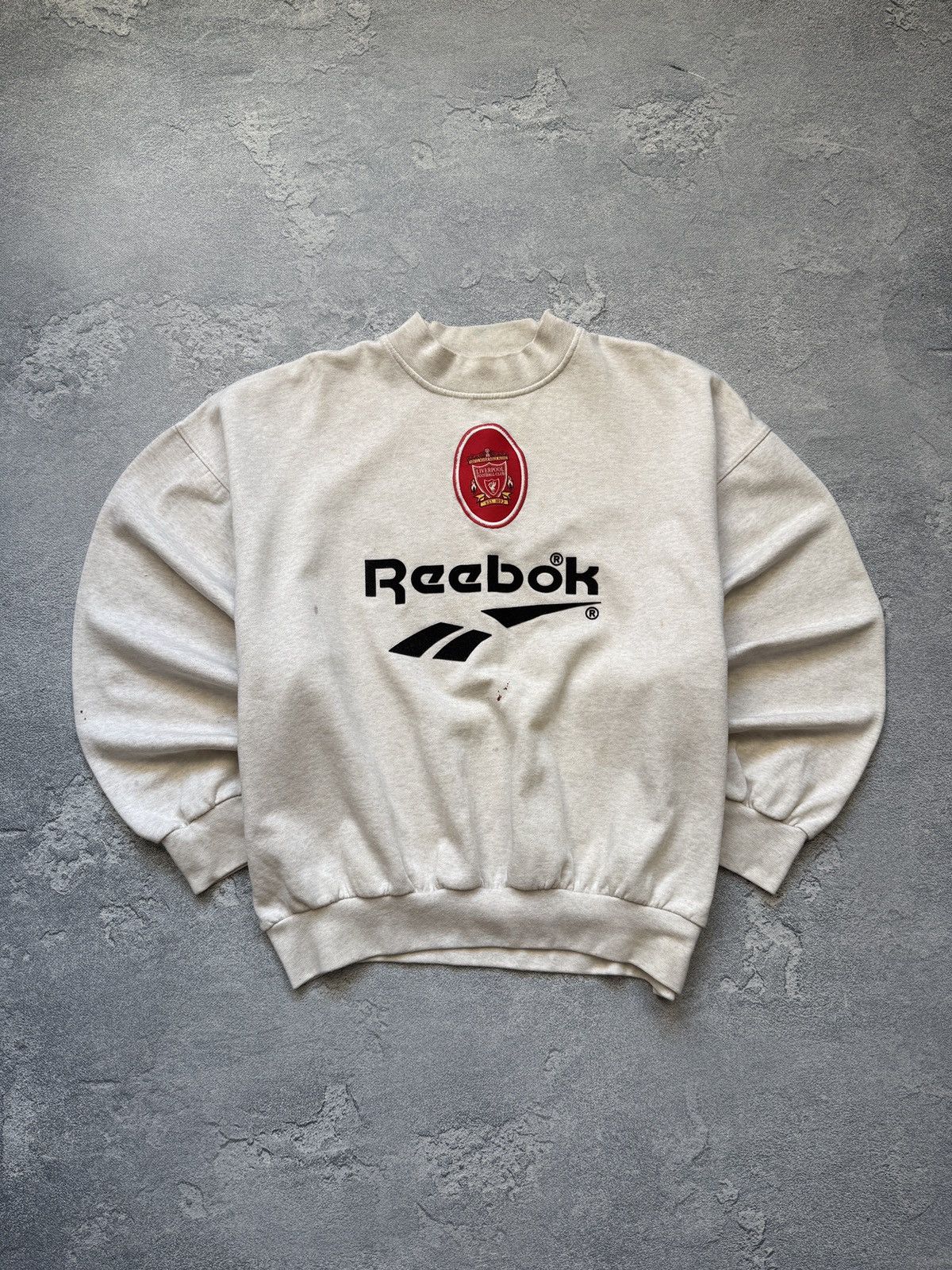 Reebok RARE Vintage 90 s Reebok Liverpool FC Sweatshirt Size XL Size US XL / EU 56 / 4 - 1 Thumbnail