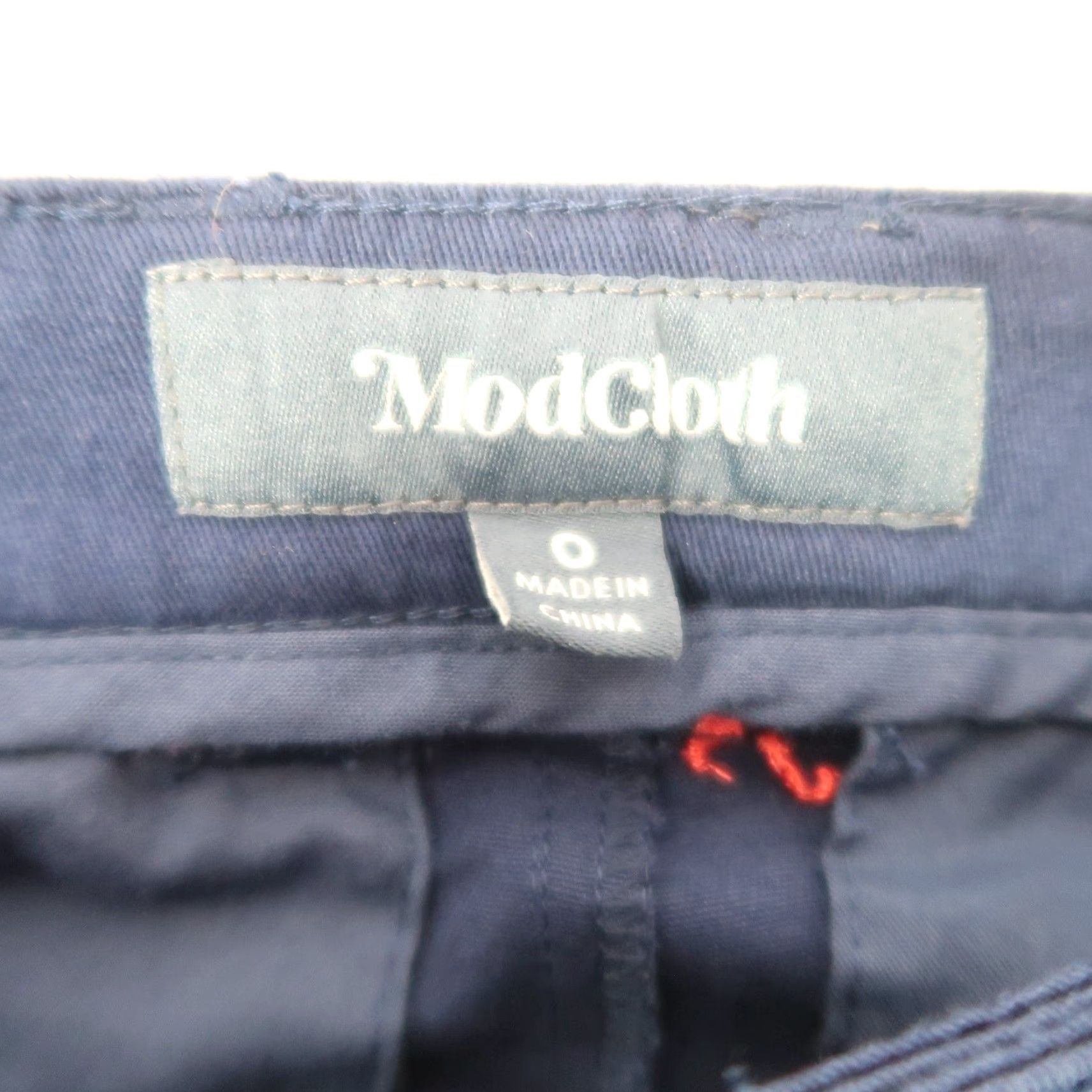 Vintage **VINTAGE ModCloth Navy Blue Embroidered Slim Straight Leg Pants 0 NWT** User: Vintage ModCloth Navy Blue Embroidered Slim Straight Leg Pants 0 NWT Size 25" / US 0 / IT 36 - 4 Thumbnail