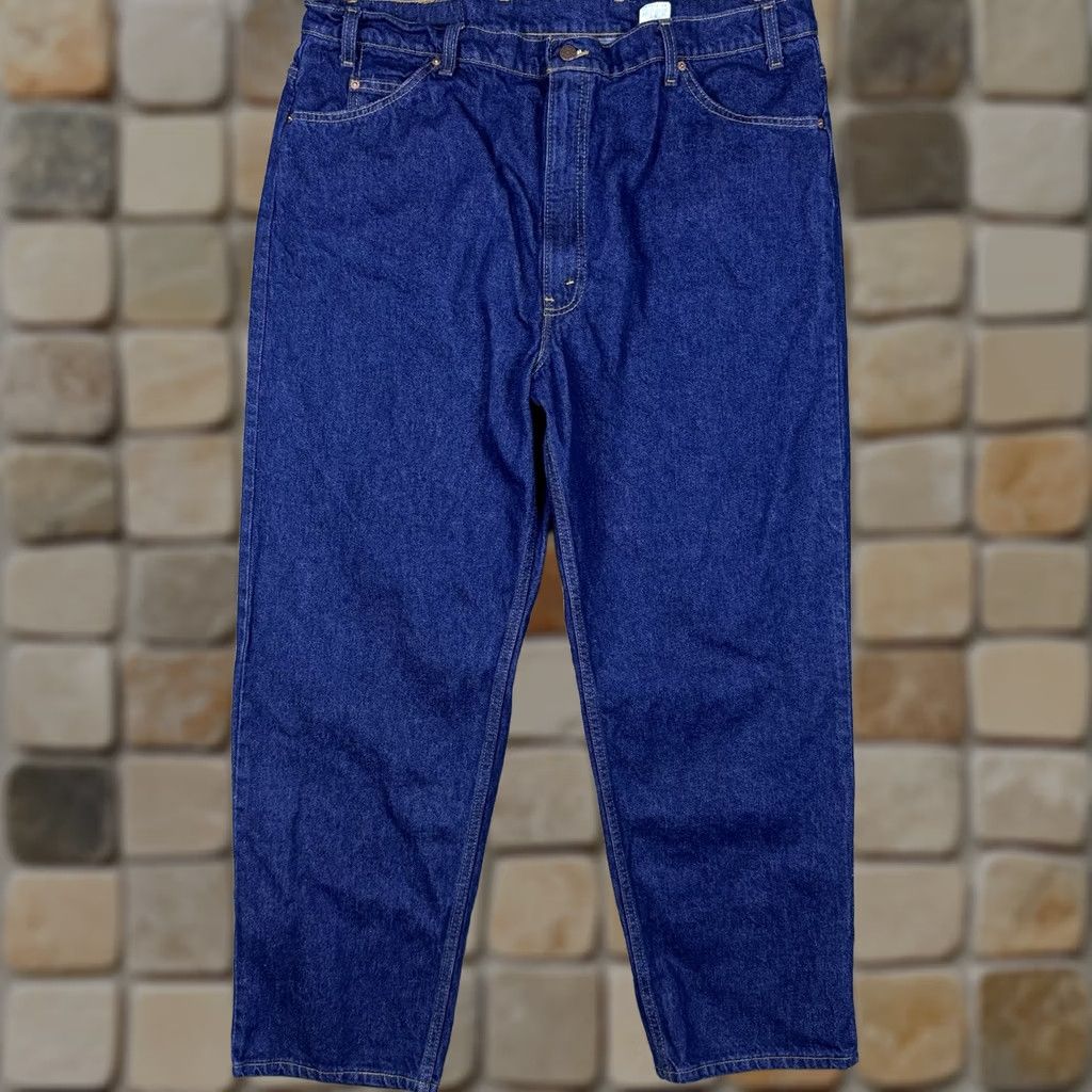 Levi's Vintage Levi'S 601 Jeans Men 44x30 USA Made 1996 White Tab Tapered 90s Dark - 42x30 Denim Size US 44 / EU 60 - 1 Thumbnail