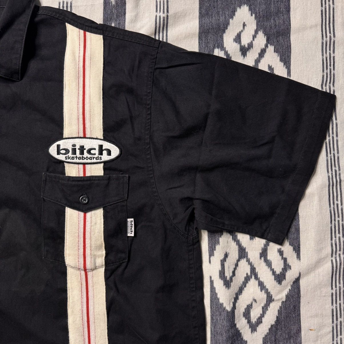 Vintage Vintage 90's Bitch Skateboard Bowling Shirt Size US XL / EU 56 / 4 - 3 Thumbnail
