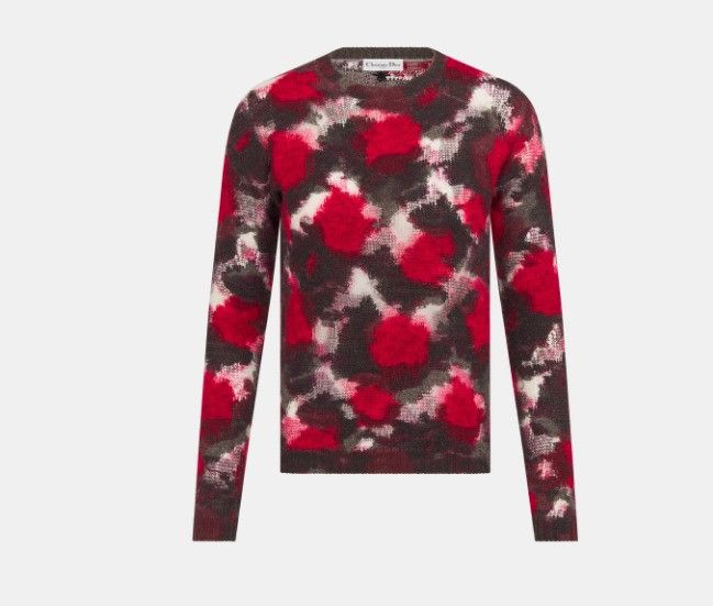 Dior o1w1db11124 Wool Knit Sweater in Multicolor Size XL / US 12-14 / IT 48-50 - 1 Thumbnail